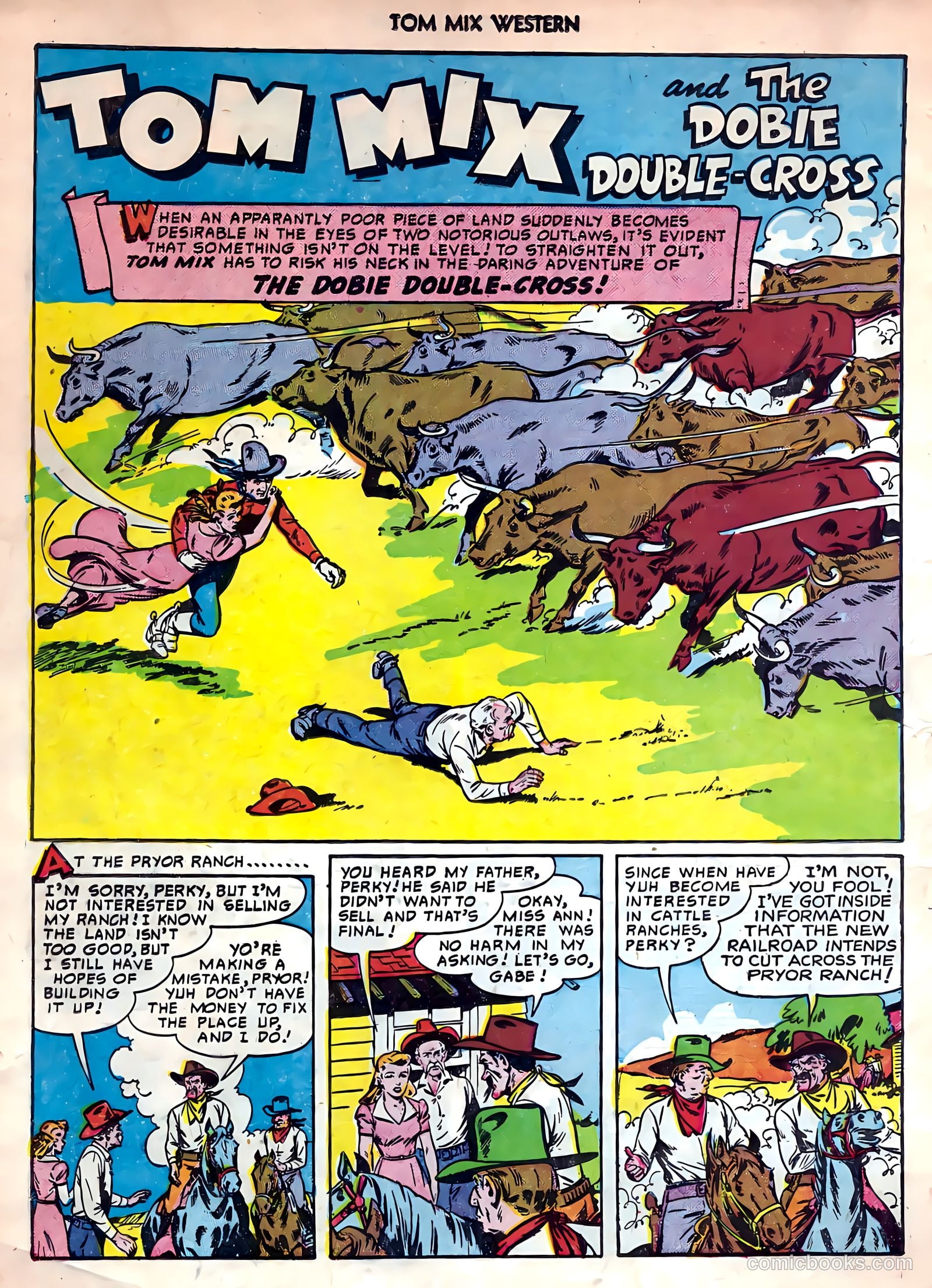 Tom Mix Western #33 (1950) — page 19 of 54