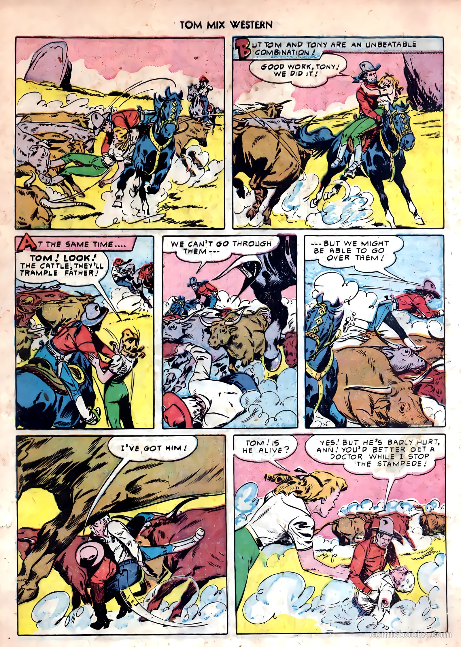 Tom Mix Western #33 (1950) — page 21 of 54