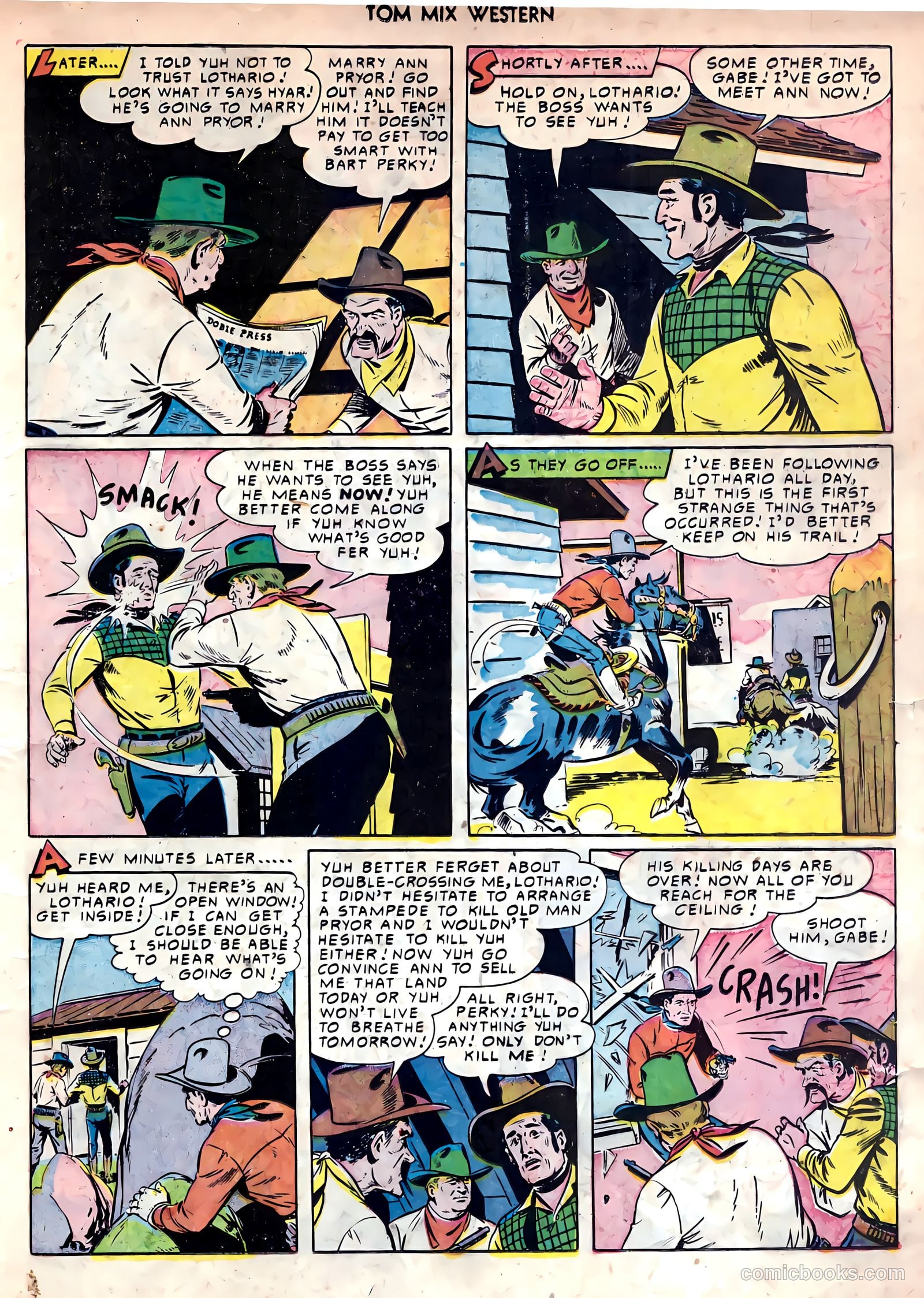 Tom Mix Western #33 (1950) — page 24 of 54