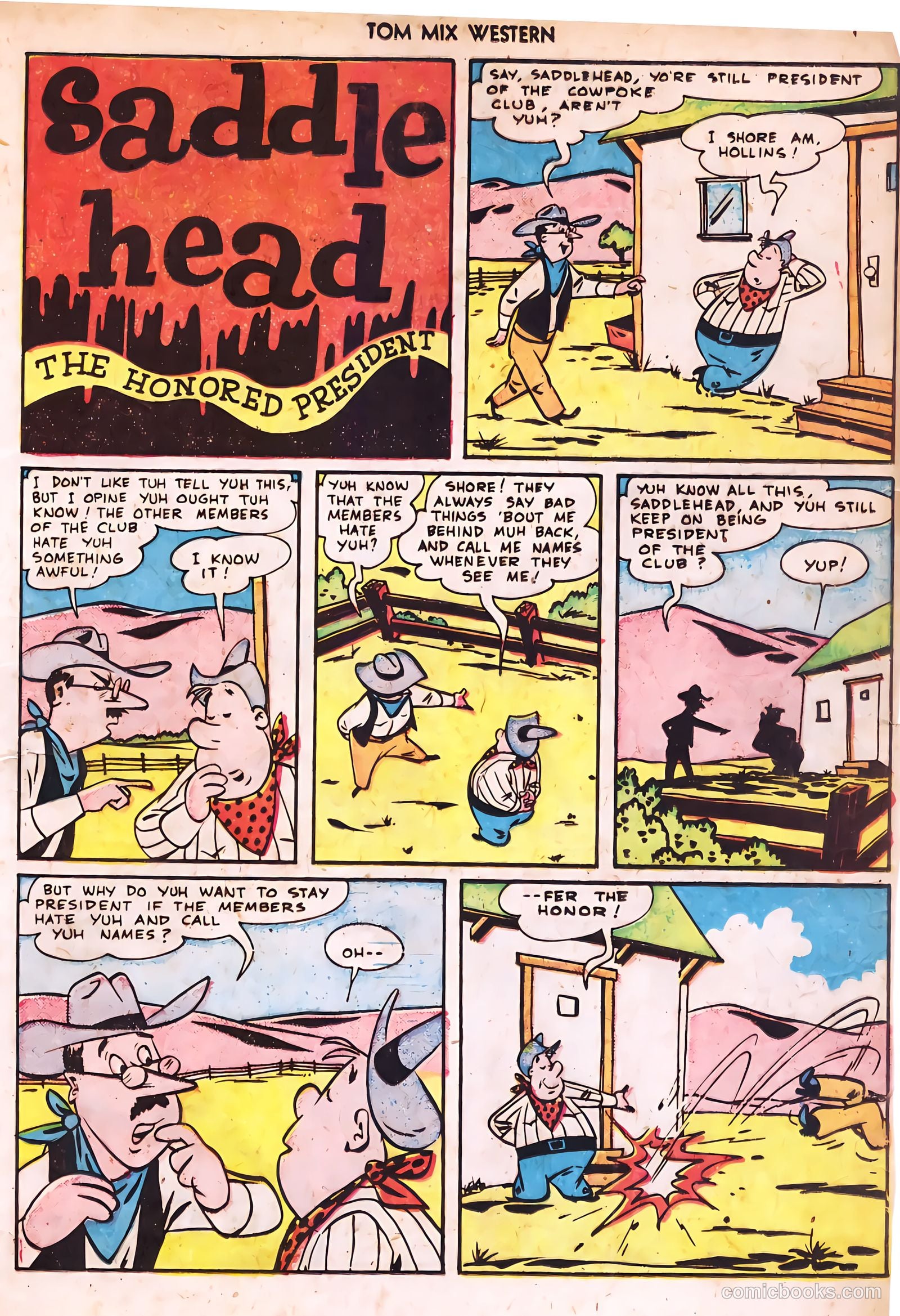 Tom Mix Western #33 (1950) — page 26 of 54