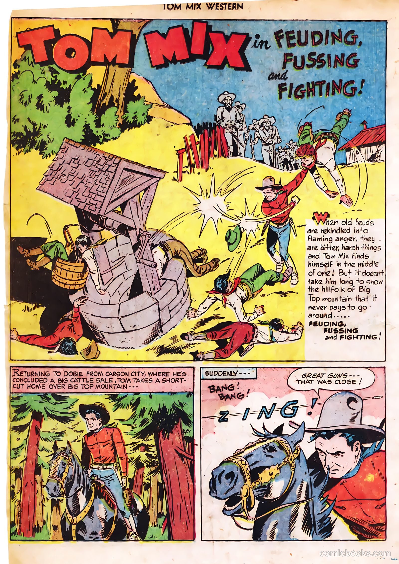 Tom Mix Western #33 (1950) — page 27 of 54