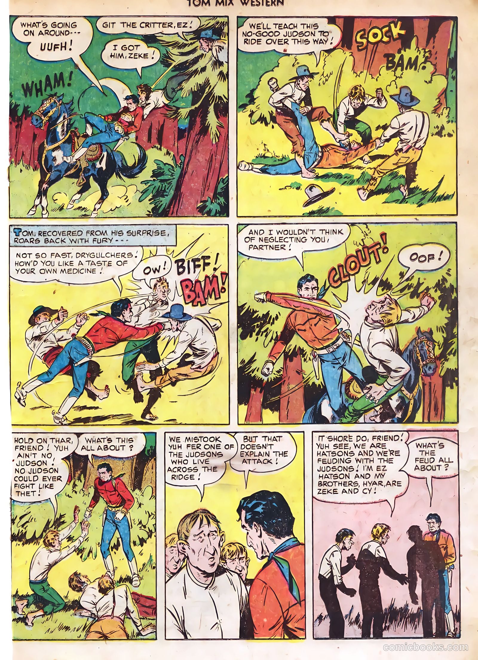 Tom Mix Western #33 (1950) — page 28 of 54