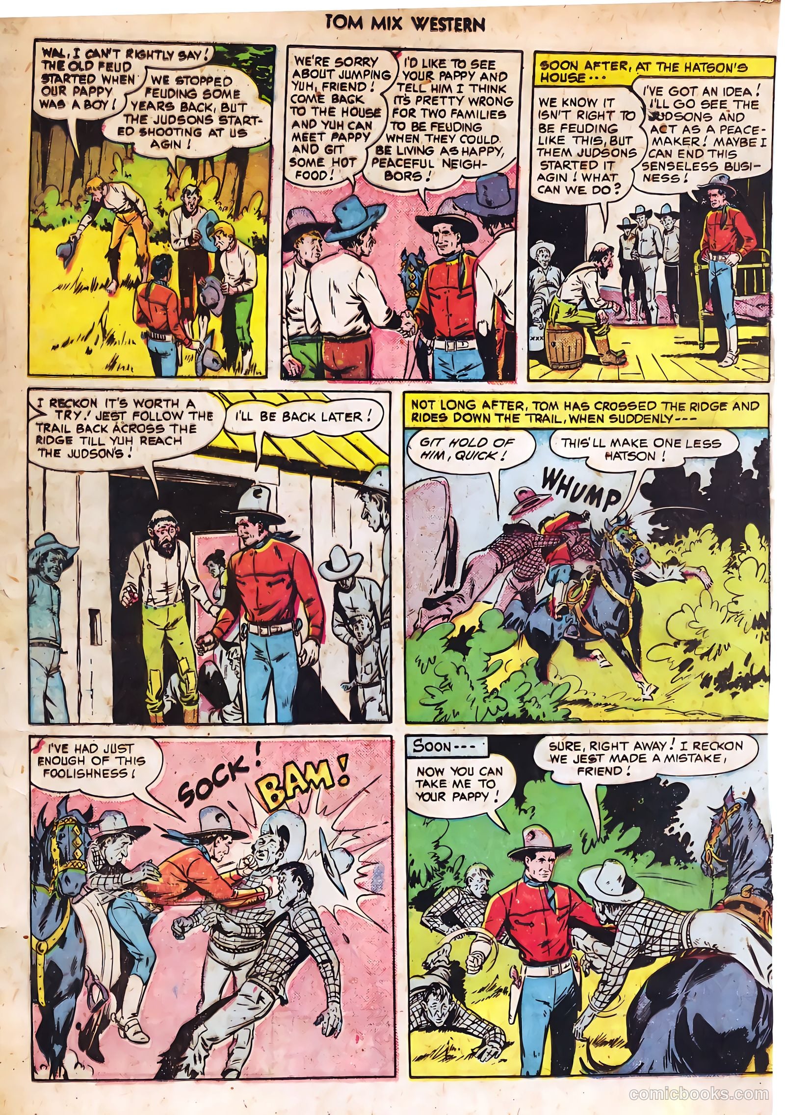 Tom Mix Western #33 (1950) — page 29 of 54