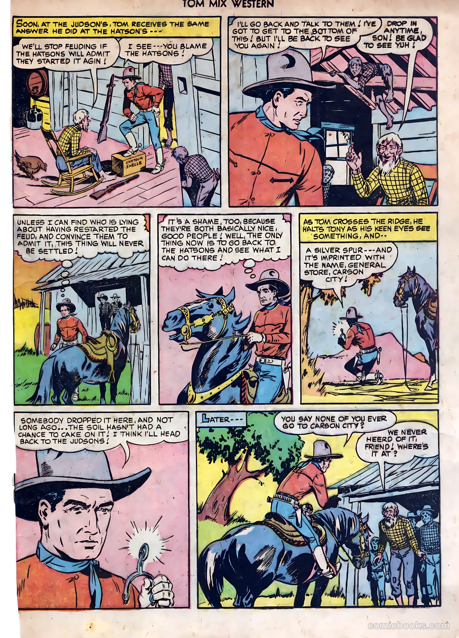 Tom Mix Western #33 (1950) — page 30 of 54