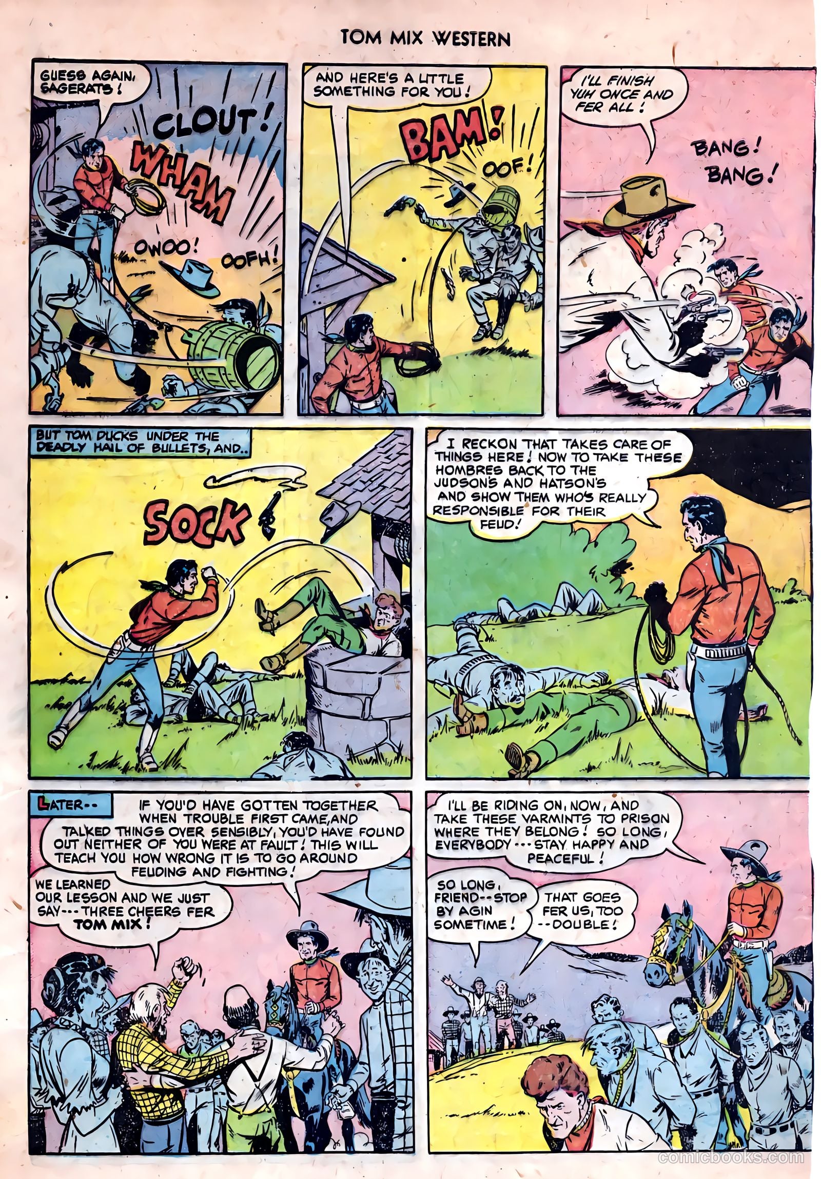 Tom Mix Western #33 (1950) — page 33 of 54