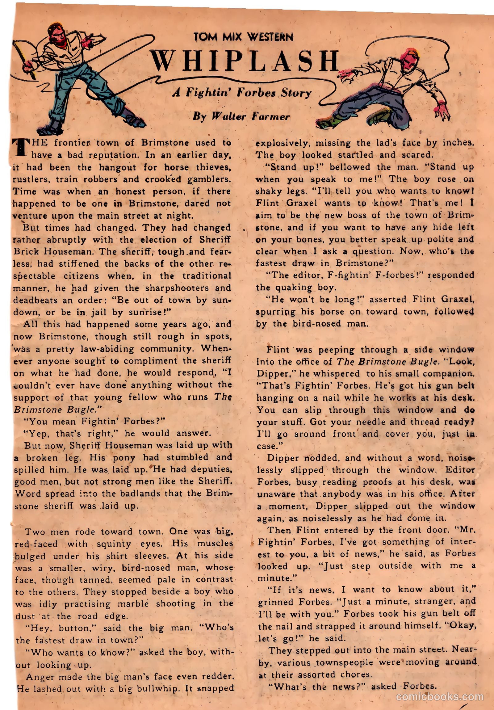 Tom Mix Western #33 (1950) — page 34 of 54
