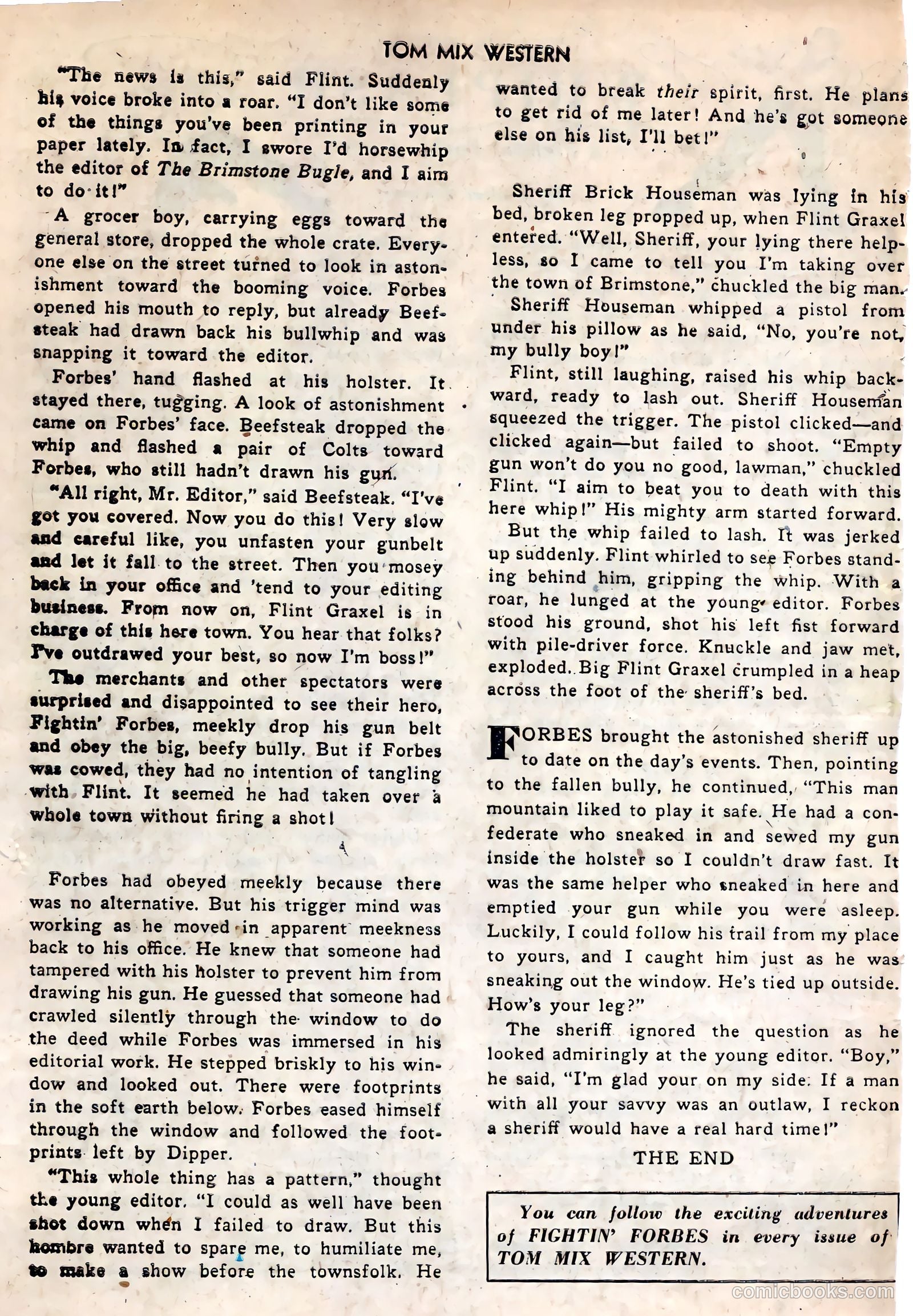 Tom Mix Western #33 (1950) — page 35 of 54