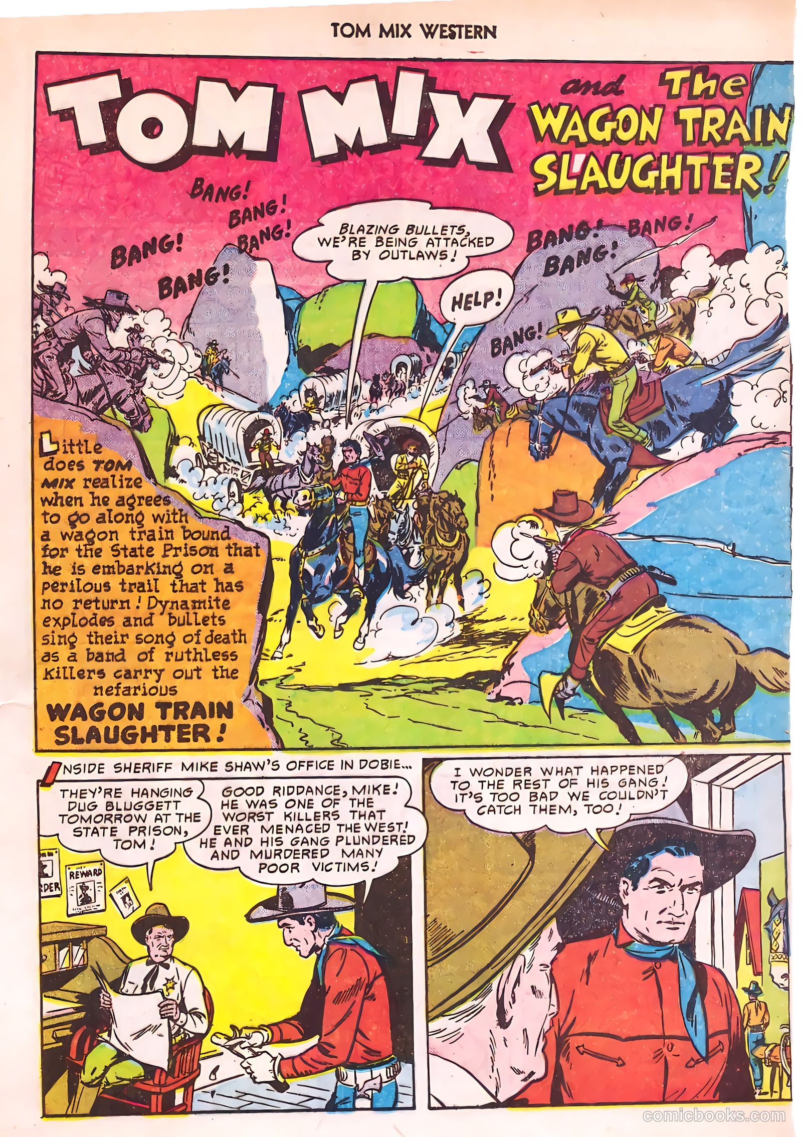 Tom Mix Western #33 (1950) — page 37 of 54