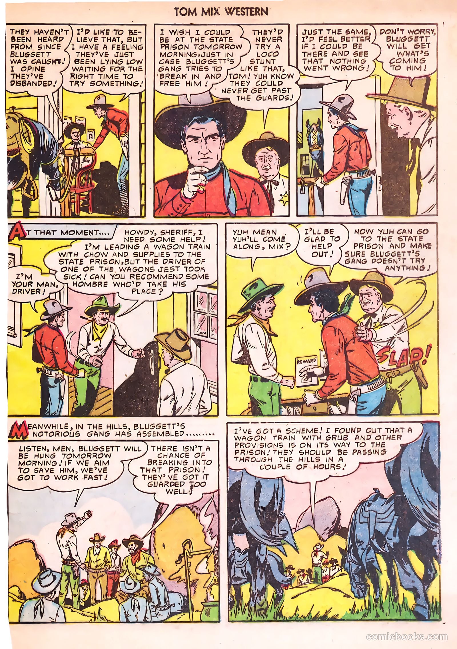 Tom Mix Western #33 (1950) — page 38 of 54
