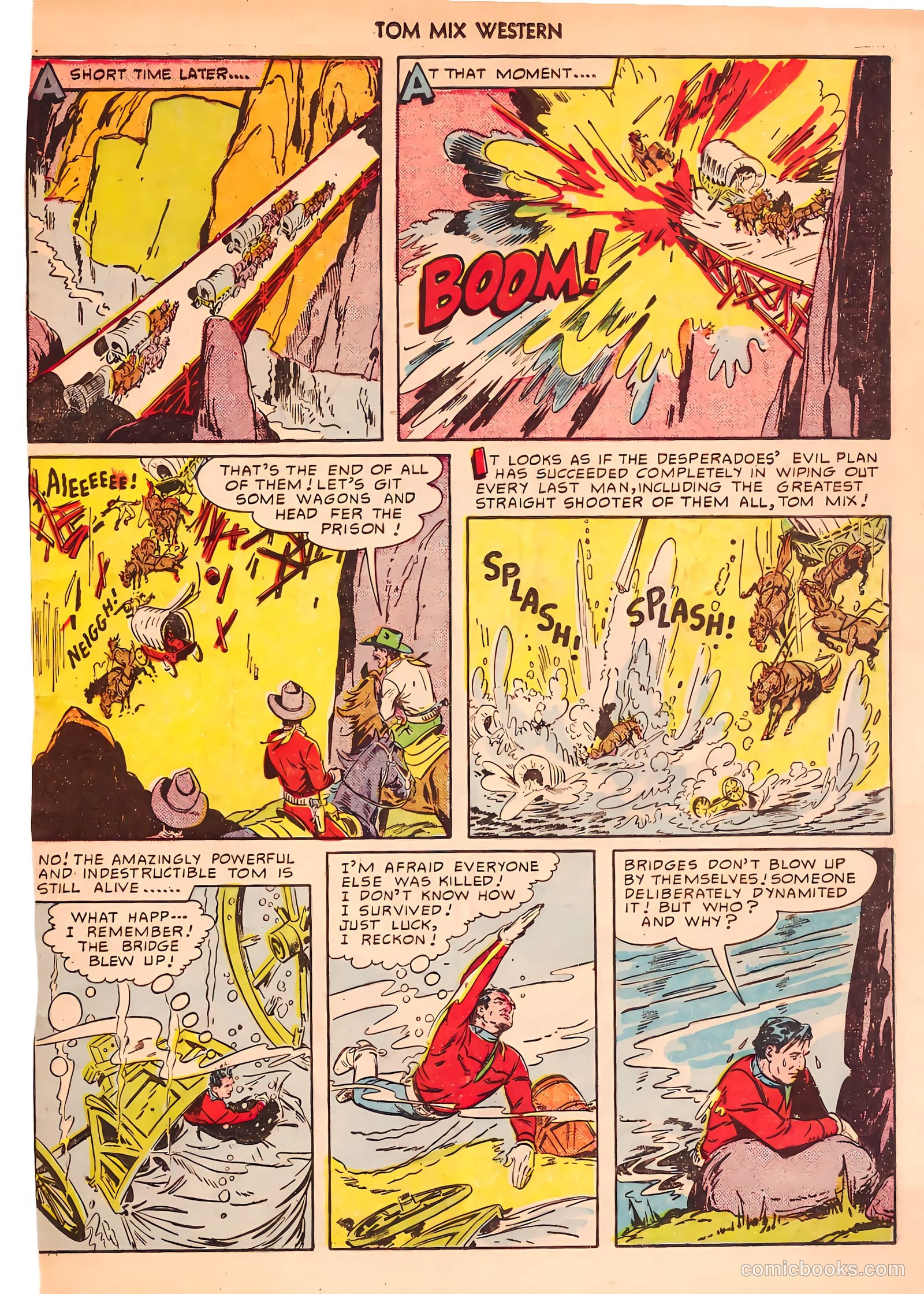 Tom Mix Western #33 (1950) — page 40 of 54