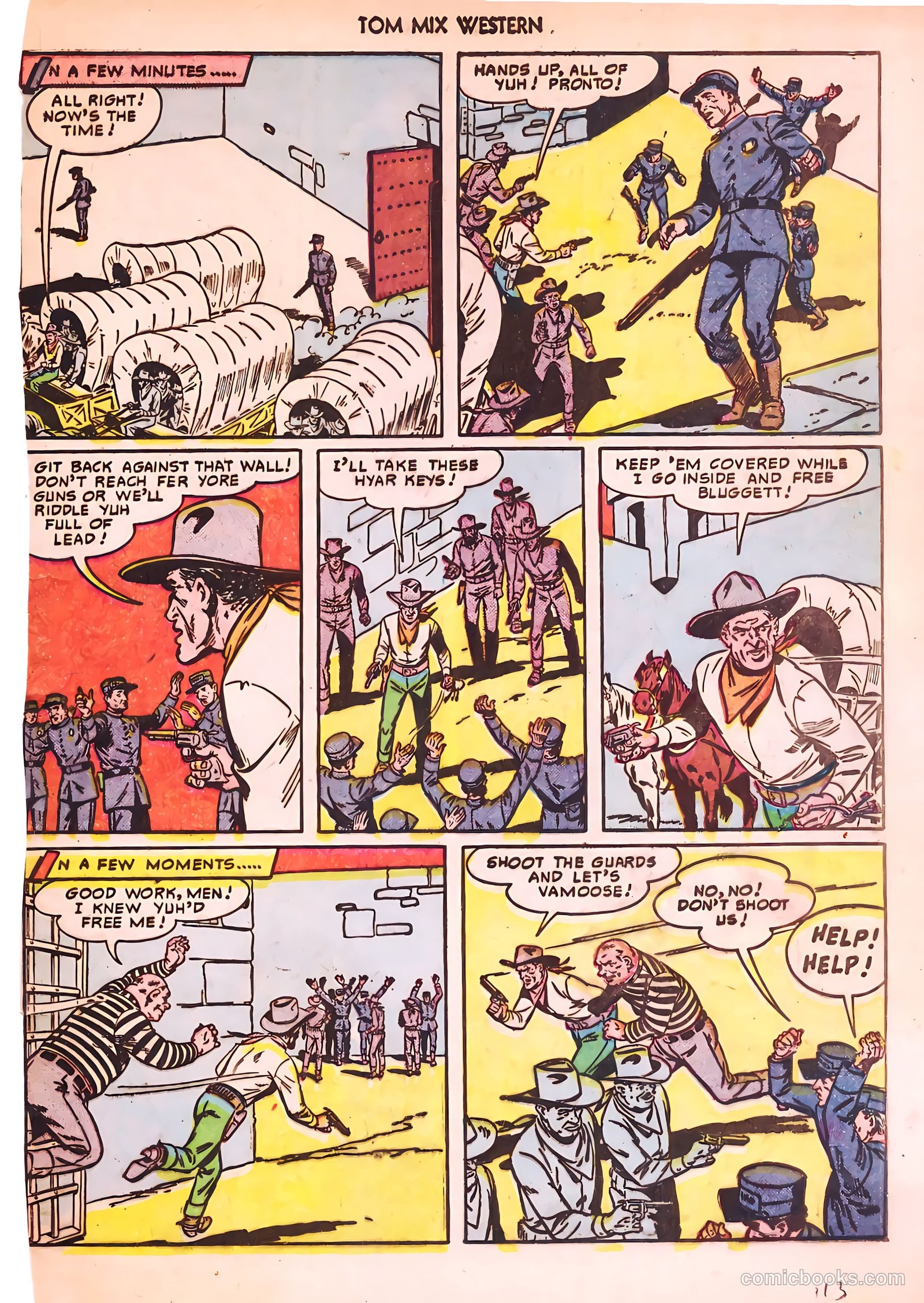 Tom Mix Western #33 (1950) — page 42 of 54