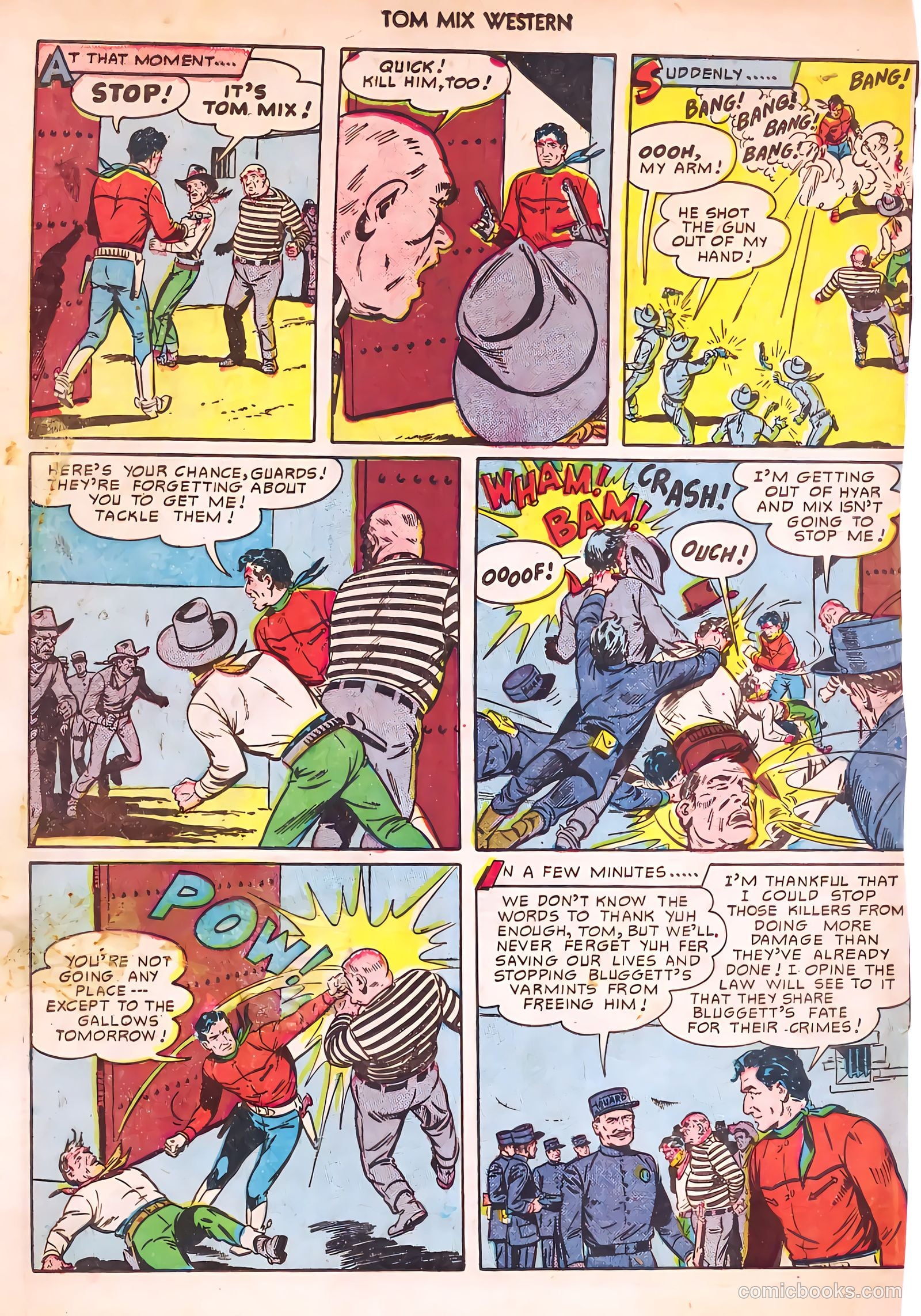 Tom Mix Western #33 (1950) — page 43 of 54