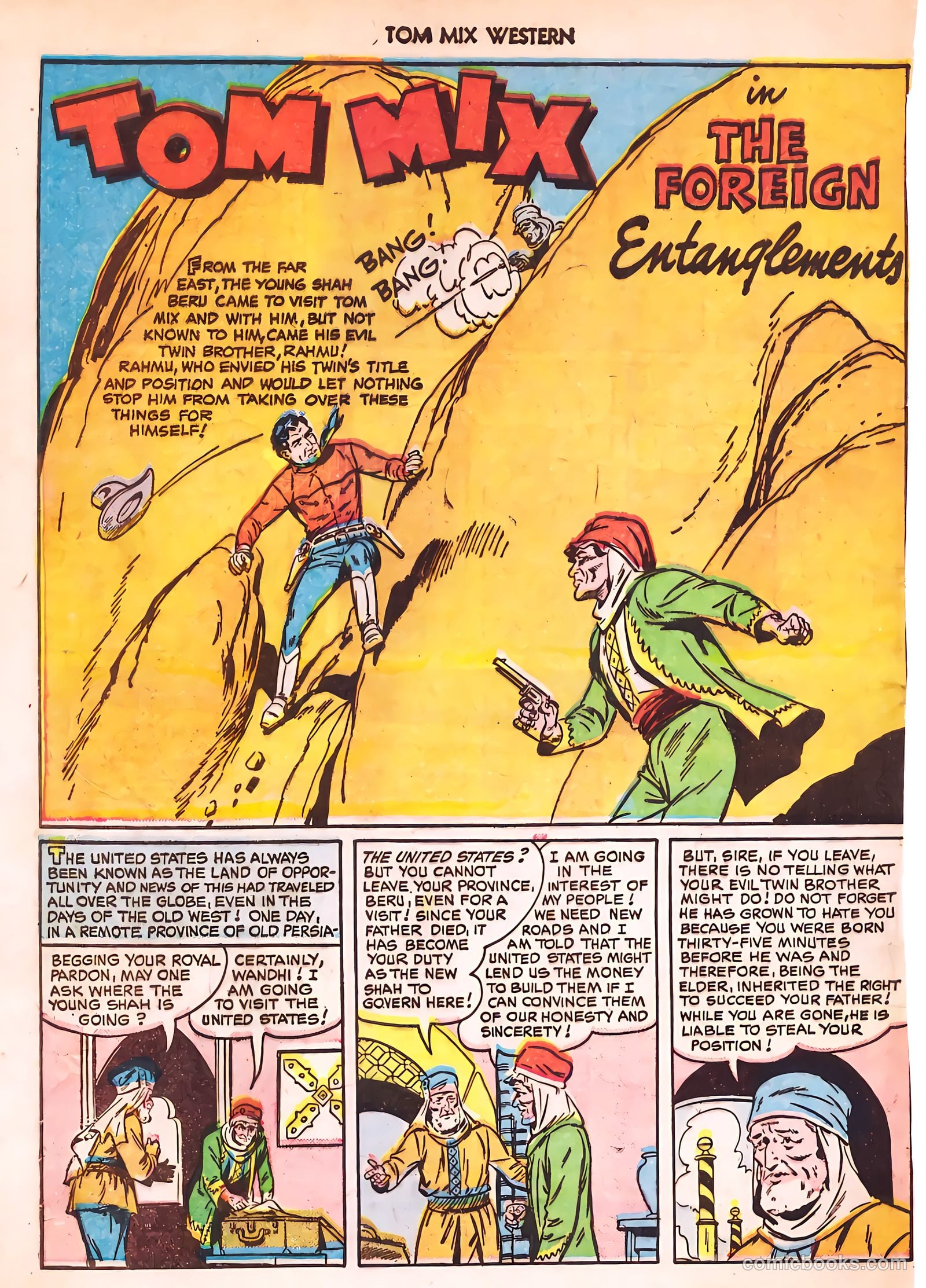 Tom Mix Western #33 (1950) — page 45 of 54