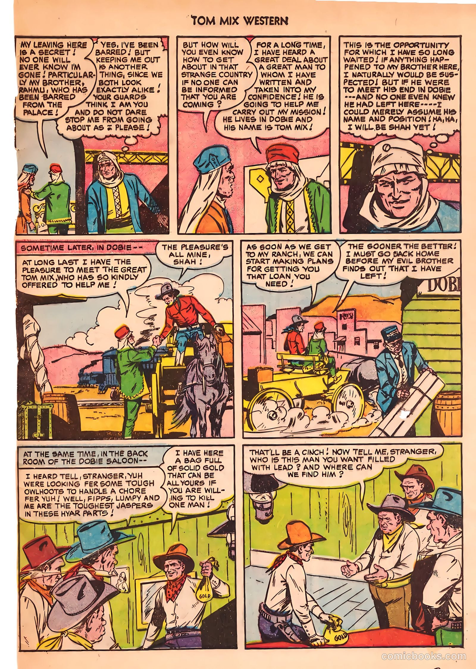 Tom Mix Western #33 (1950) — page 46 of 54