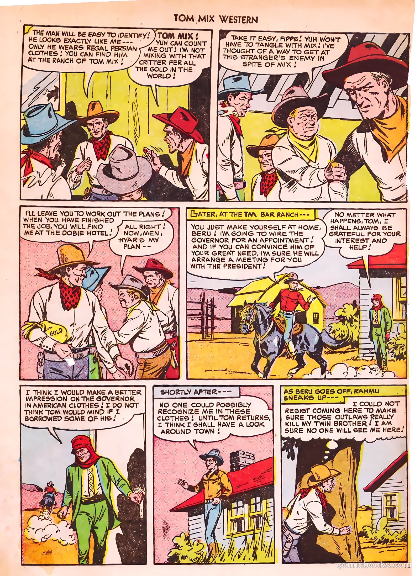Tom Mix Western #33 (1950) — page 47 of 54