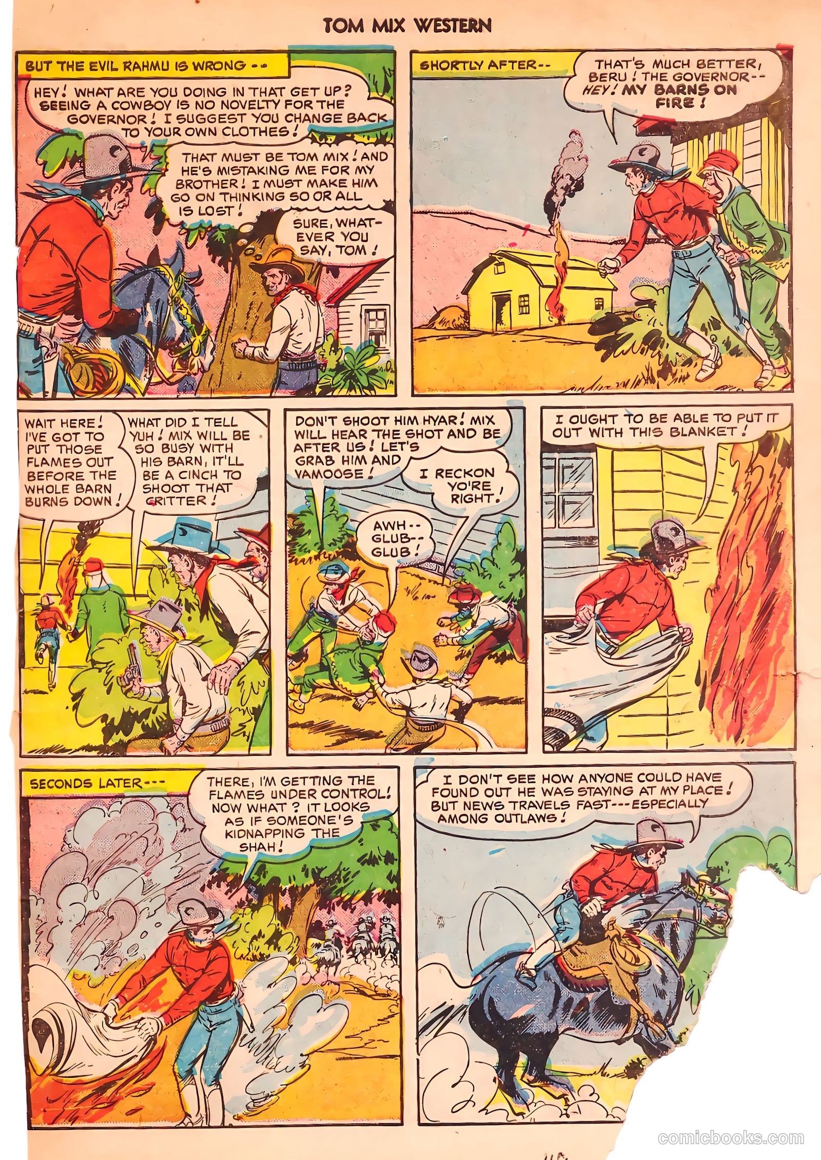 Tom Mix Western #33 (1950) — page 48 of 54