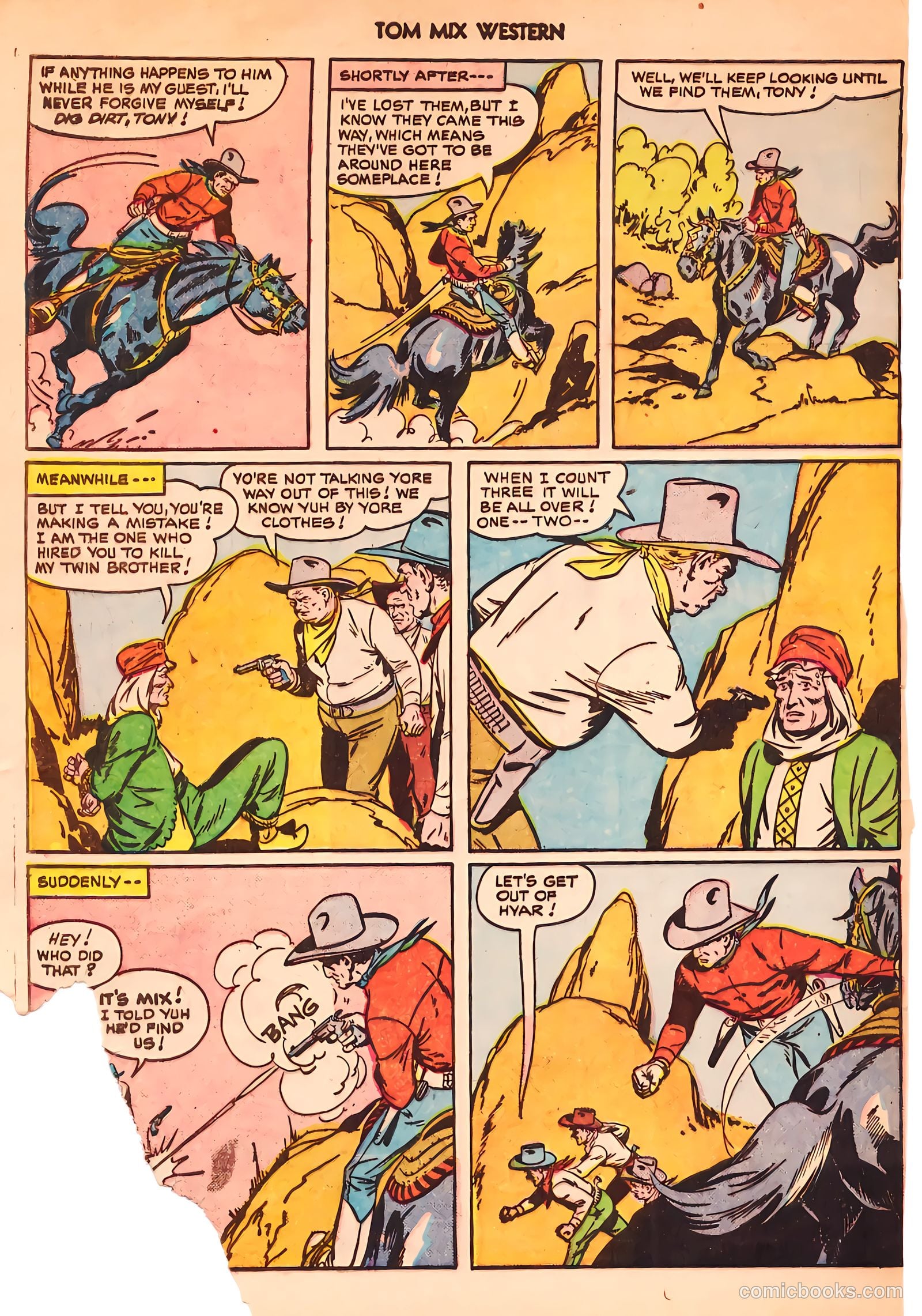 Tom Mix Western #33 (1950) — page 49 of 54