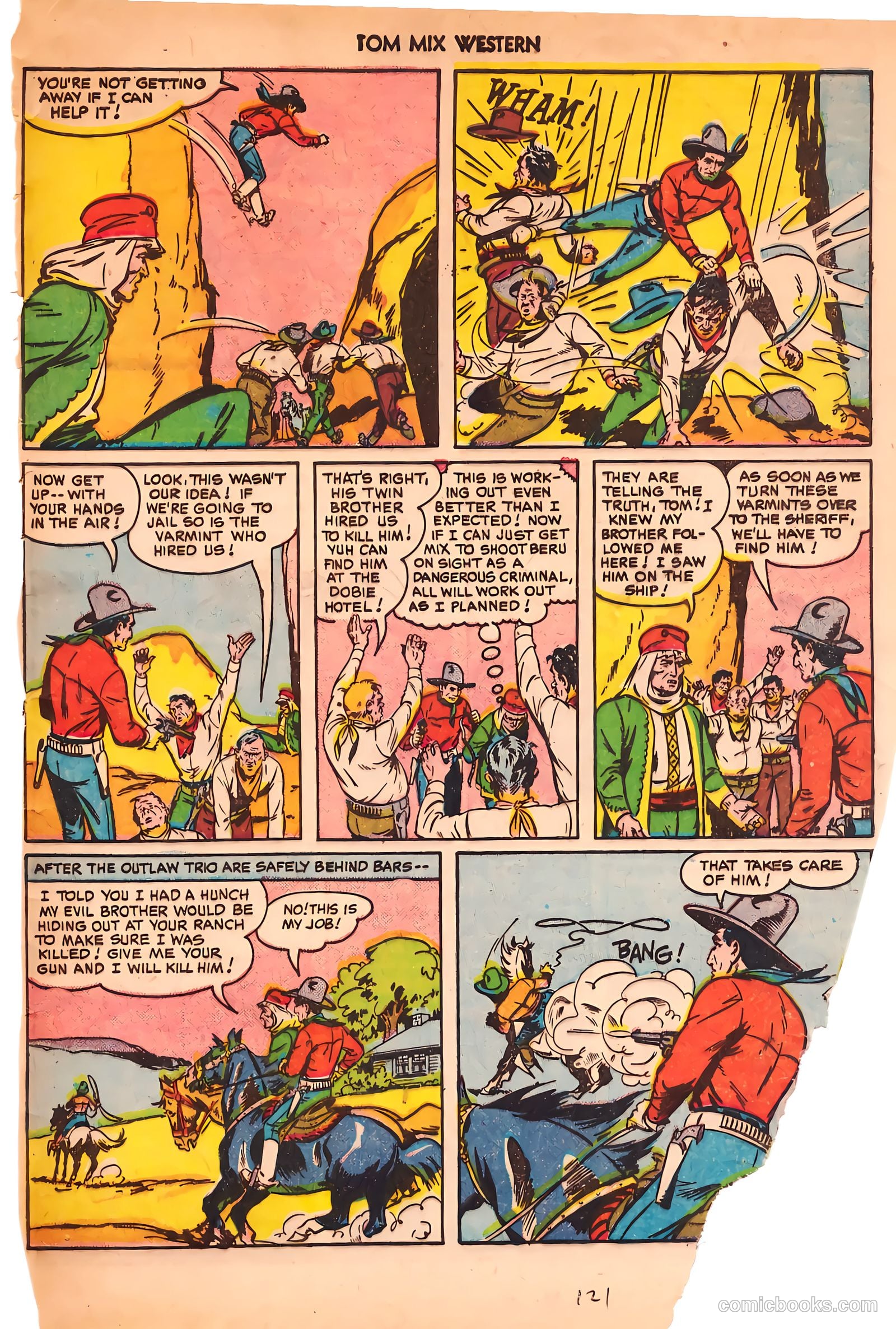 Tom Mix Western #33 (1950) — page 50 of 54
