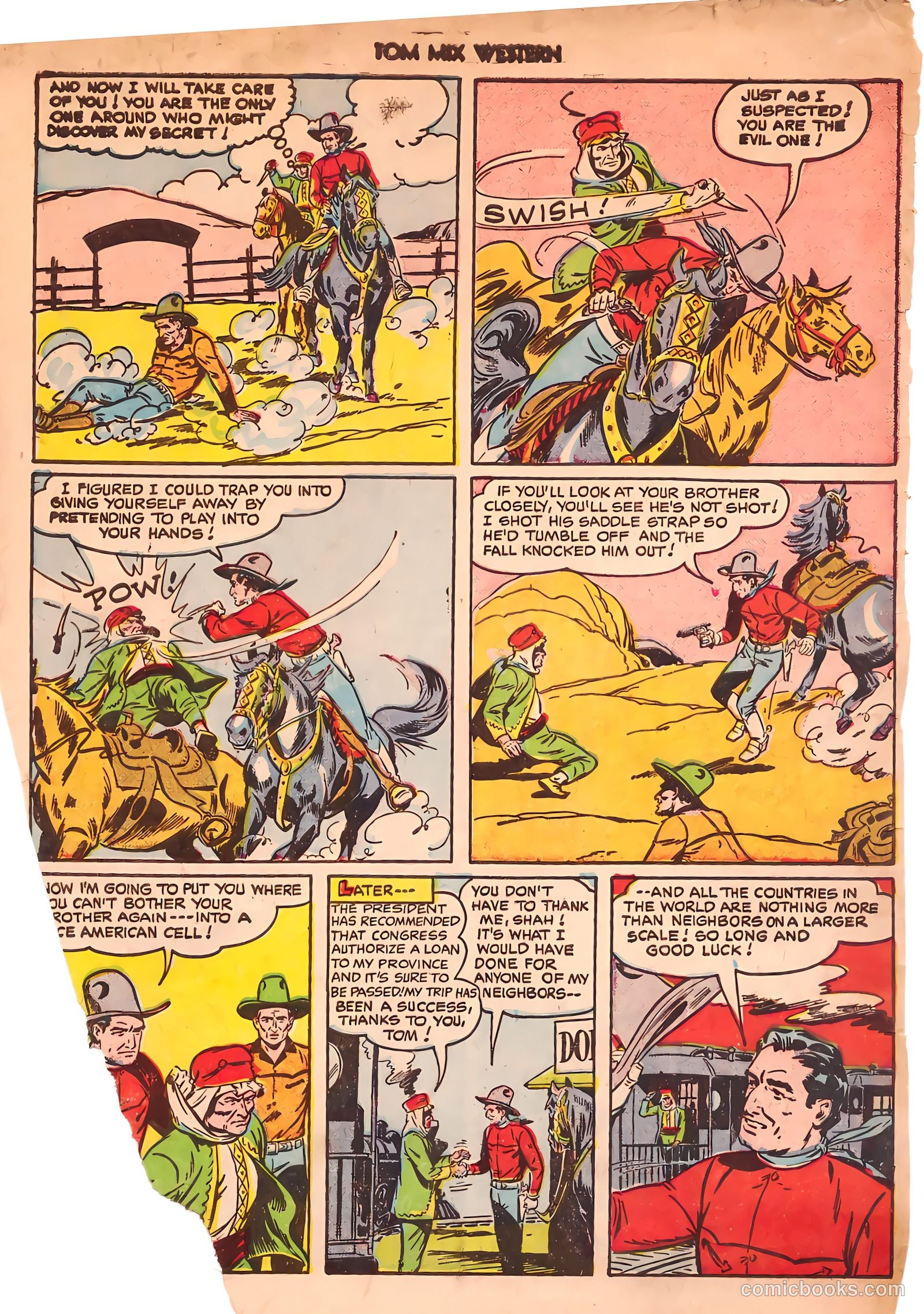 Tom Mix Western #33 (1950) — page 51 of 54