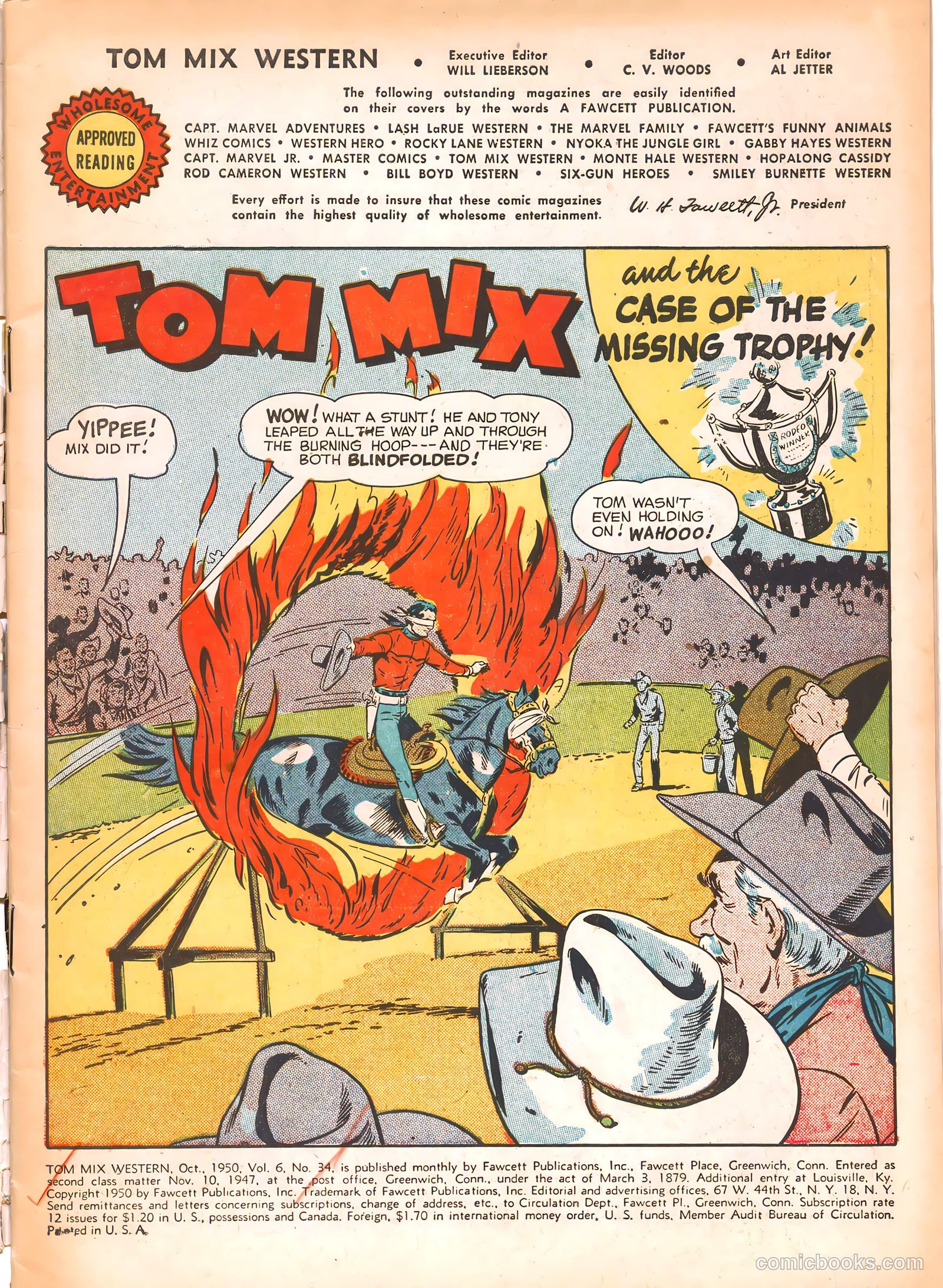 Tom Mix Western #34 (1950) — page 3 of 36