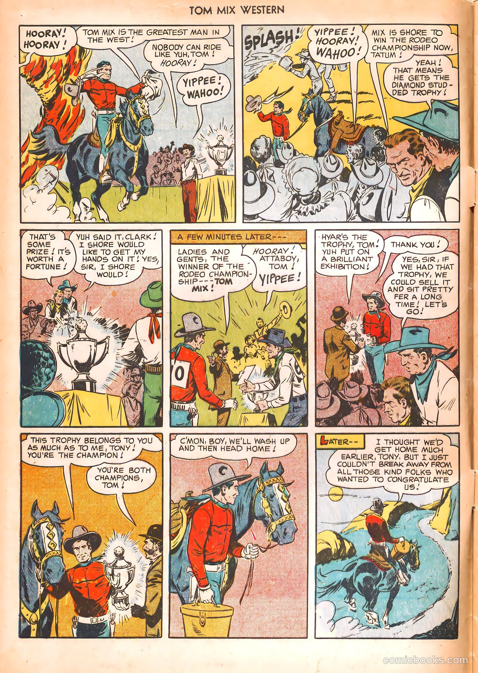 Tom Mix Western #34 (1950) — page 4 of 36