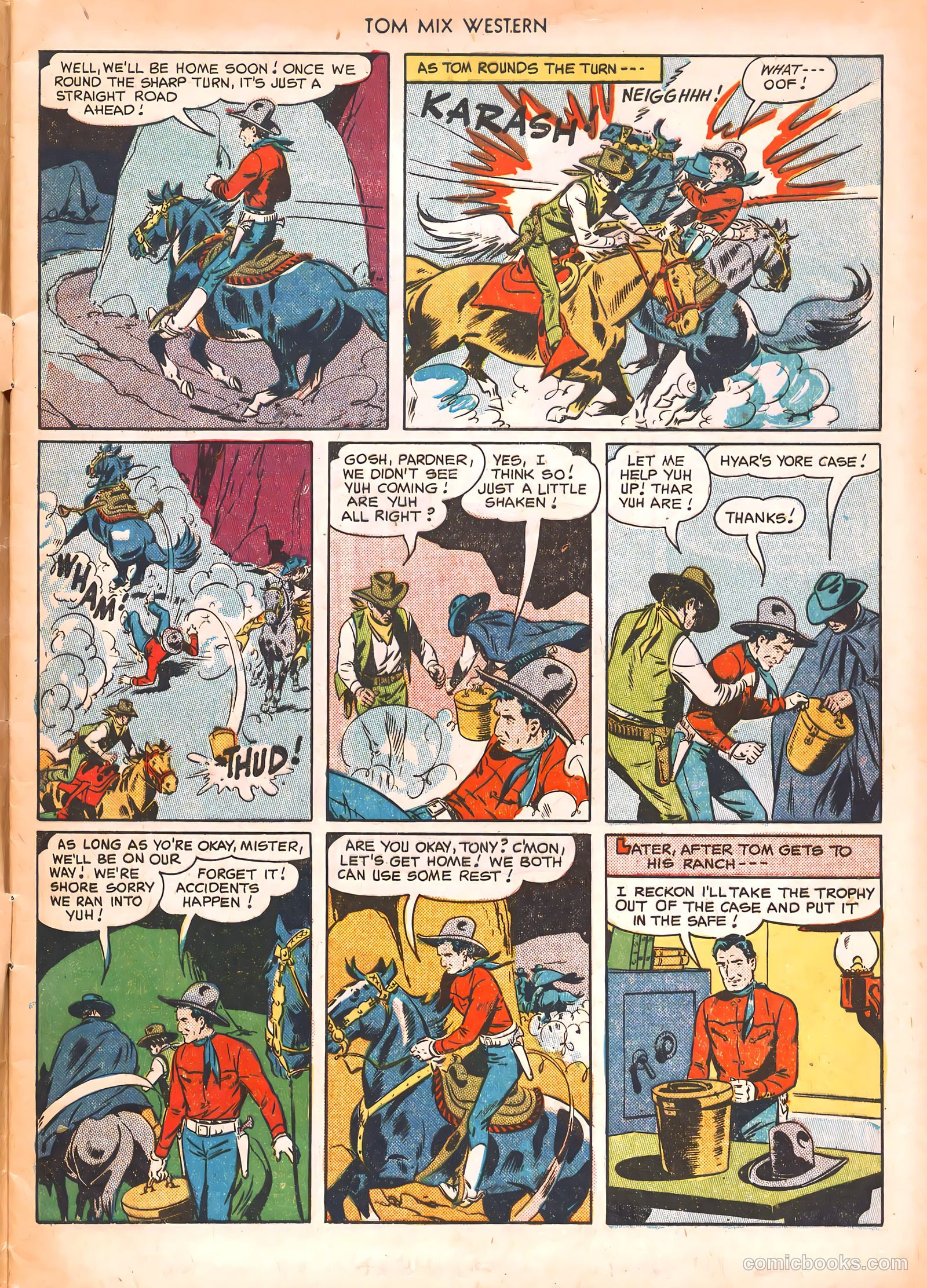 Tom Mix Western #34 (1950) — page 5 of 36