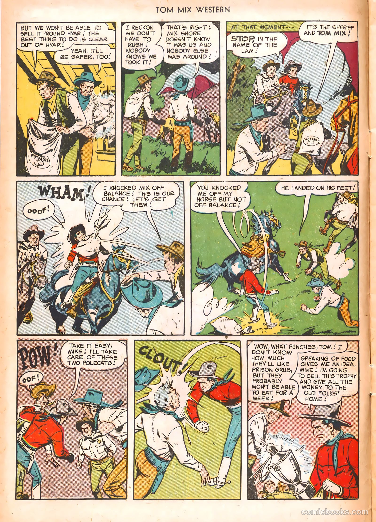 Tom Mix Western #34 (1950) — page 8 of 36