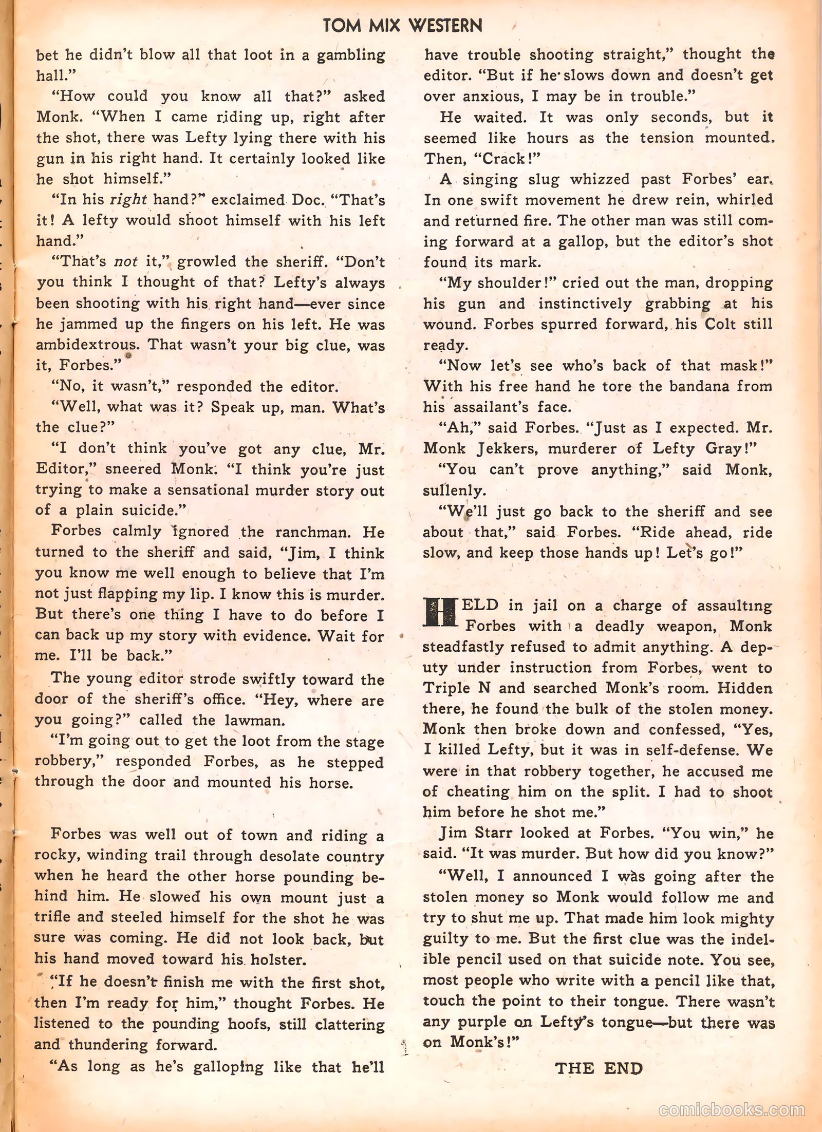 Tom Mix Western #34 (1950) — page 11 of 36