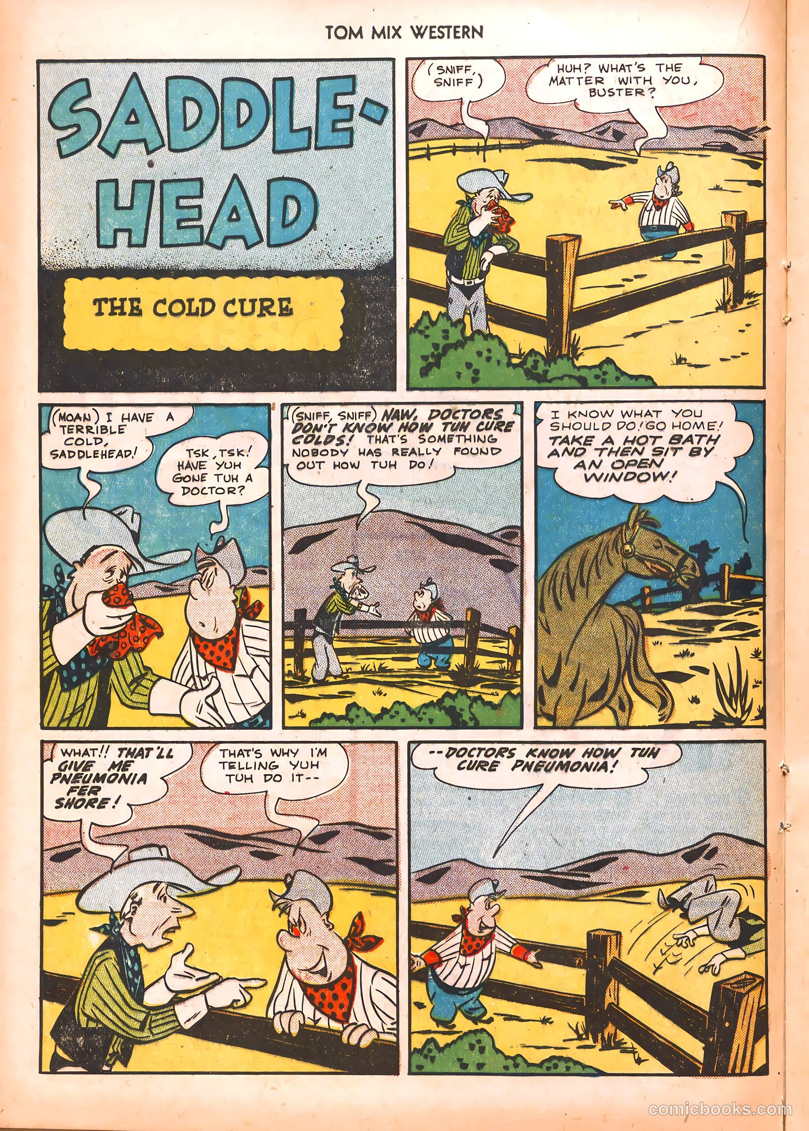 Tom Mix Western #34 (1950) — page 16 of 36
