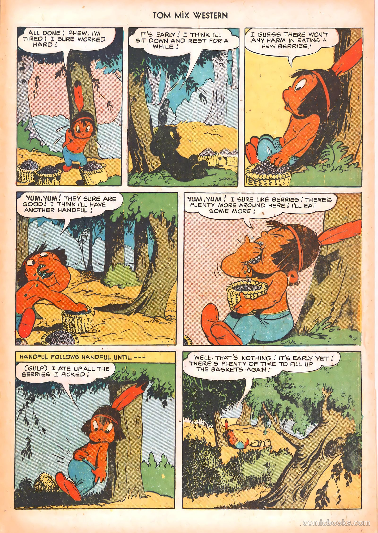 Tom Mix Western #34 (1950) — page 25 of 36