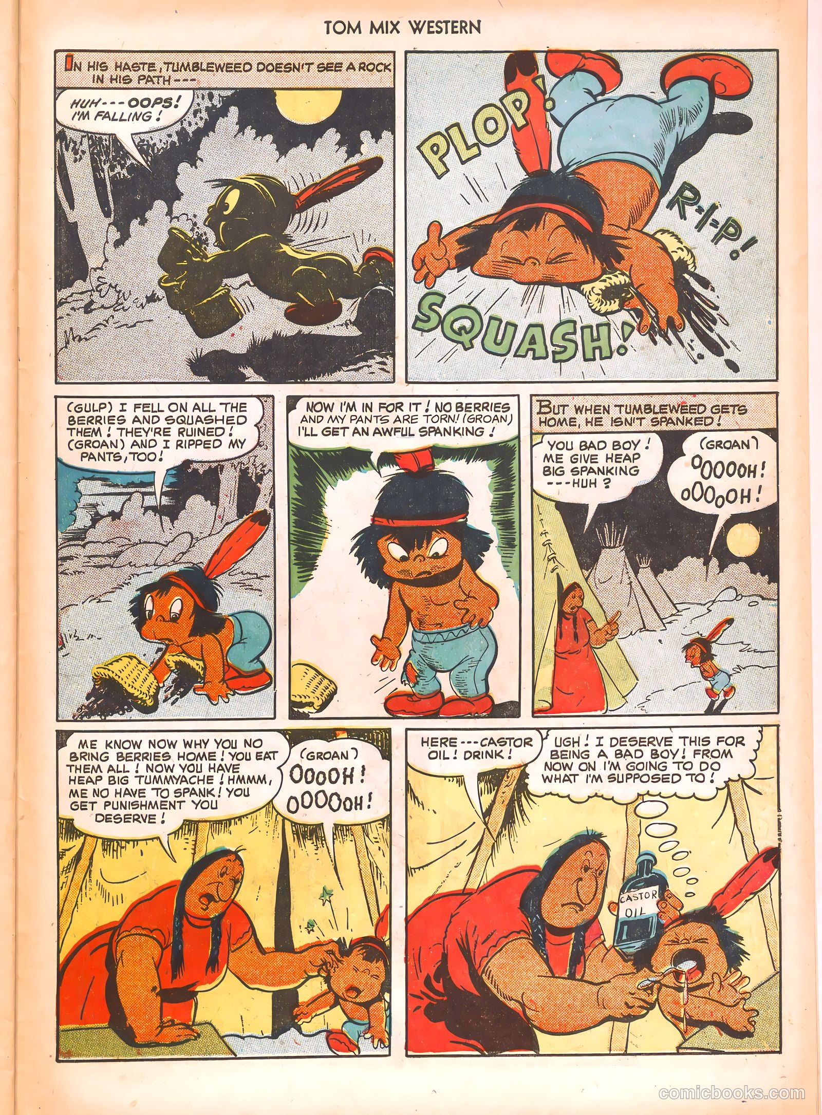 Tom Mix Western #34 (1950) — page 27 of 36