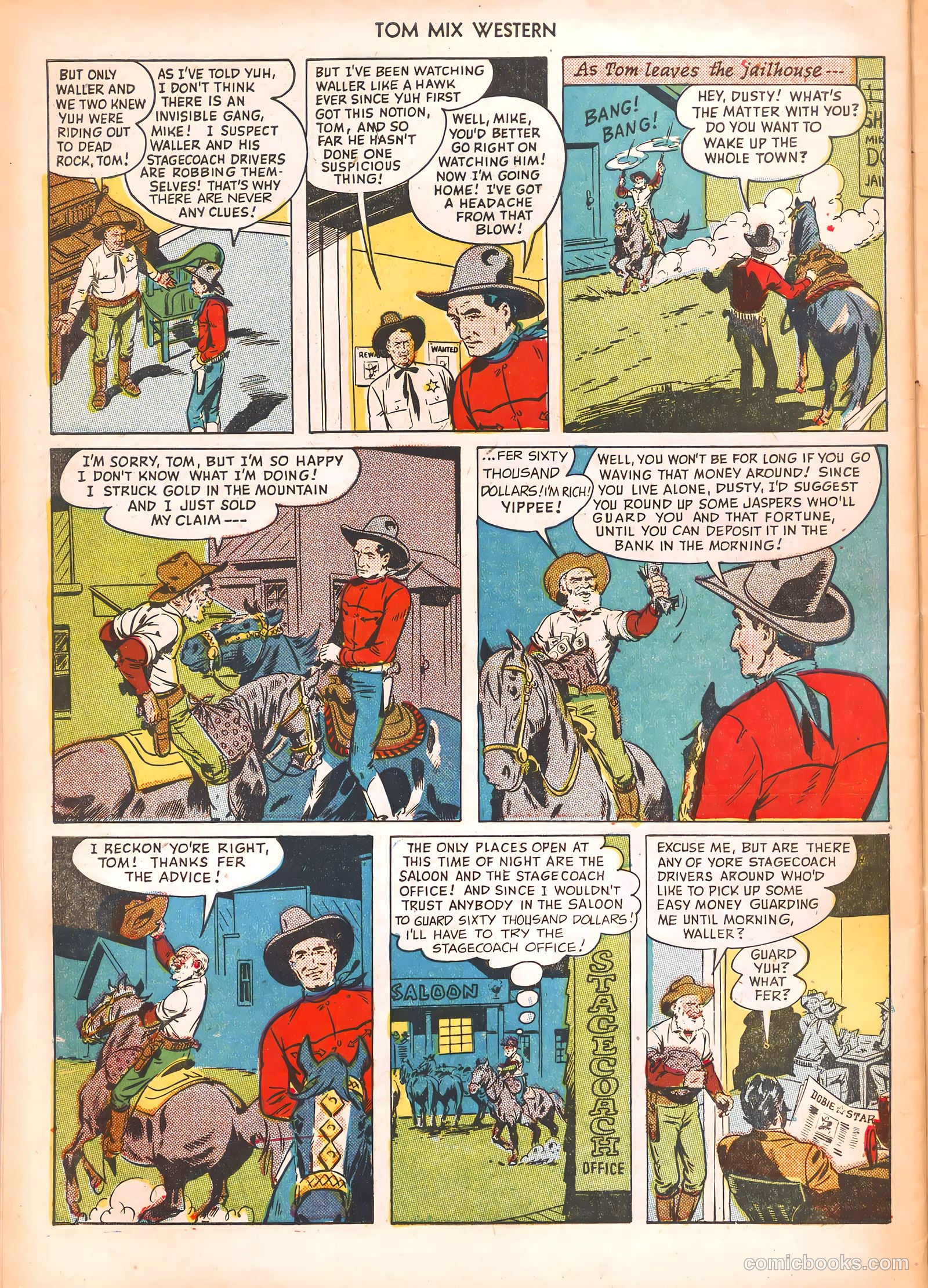 Tom Mix Western #34 (1950) — page 30 of 36