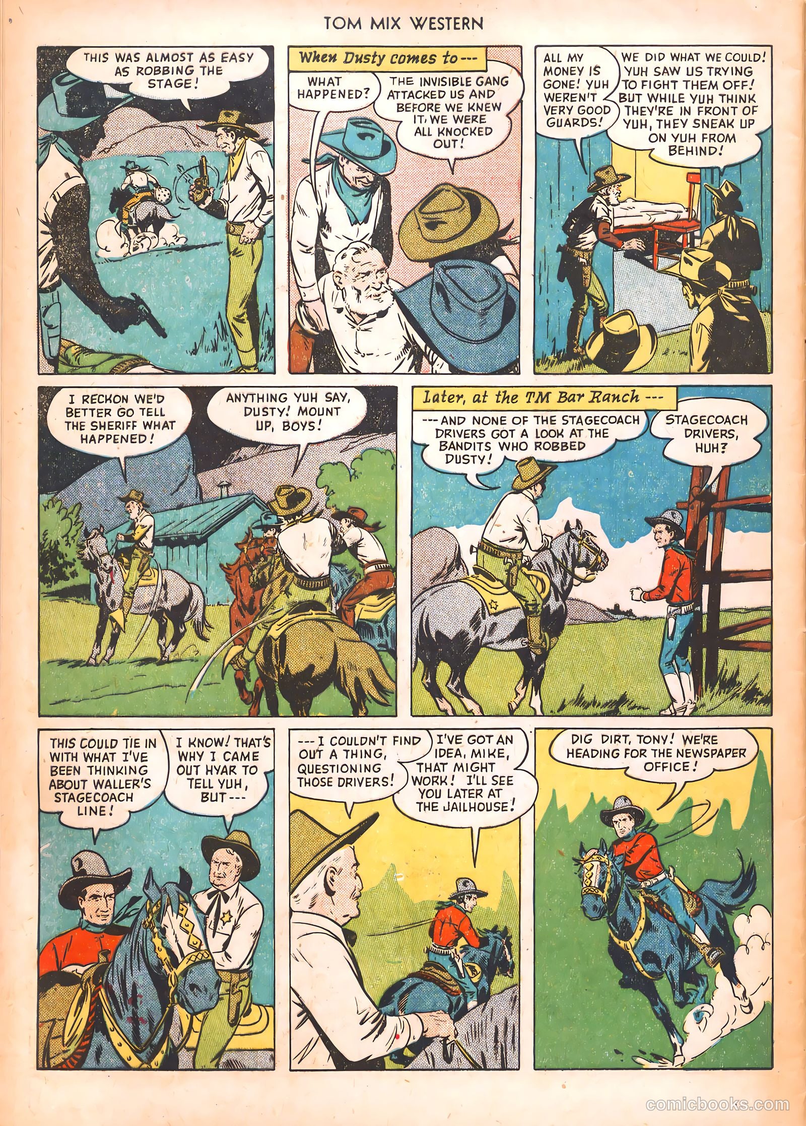 Tom Mix Western #34 (1950) — page 32 of 36