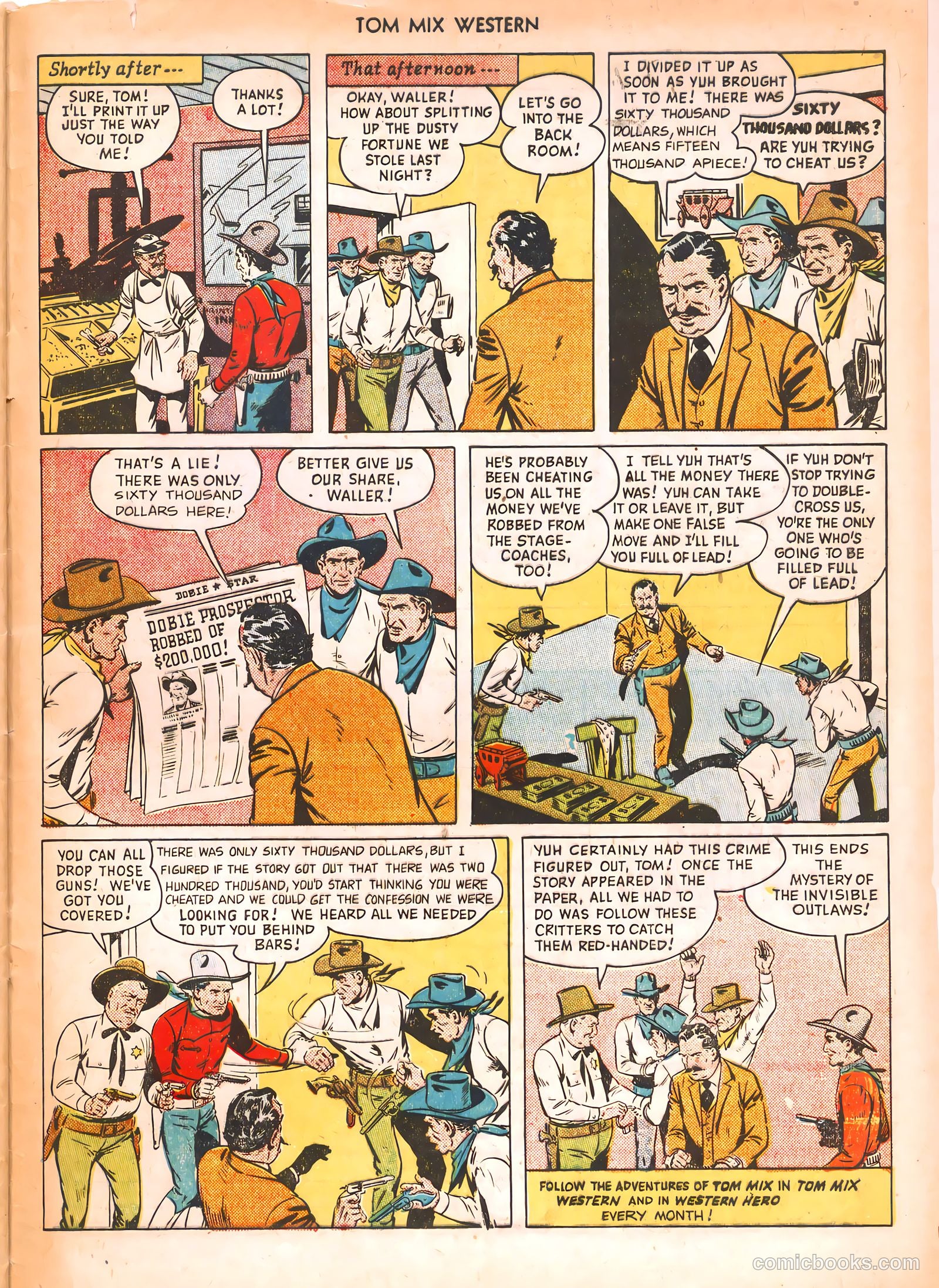 Tom Mix Western #34 (1950) — page 33 of 36