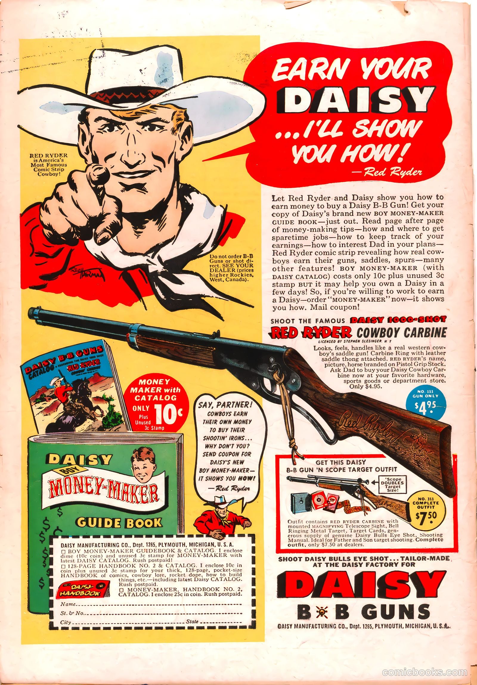 Tom Mix Western #34 (1950) — page 36 of 36