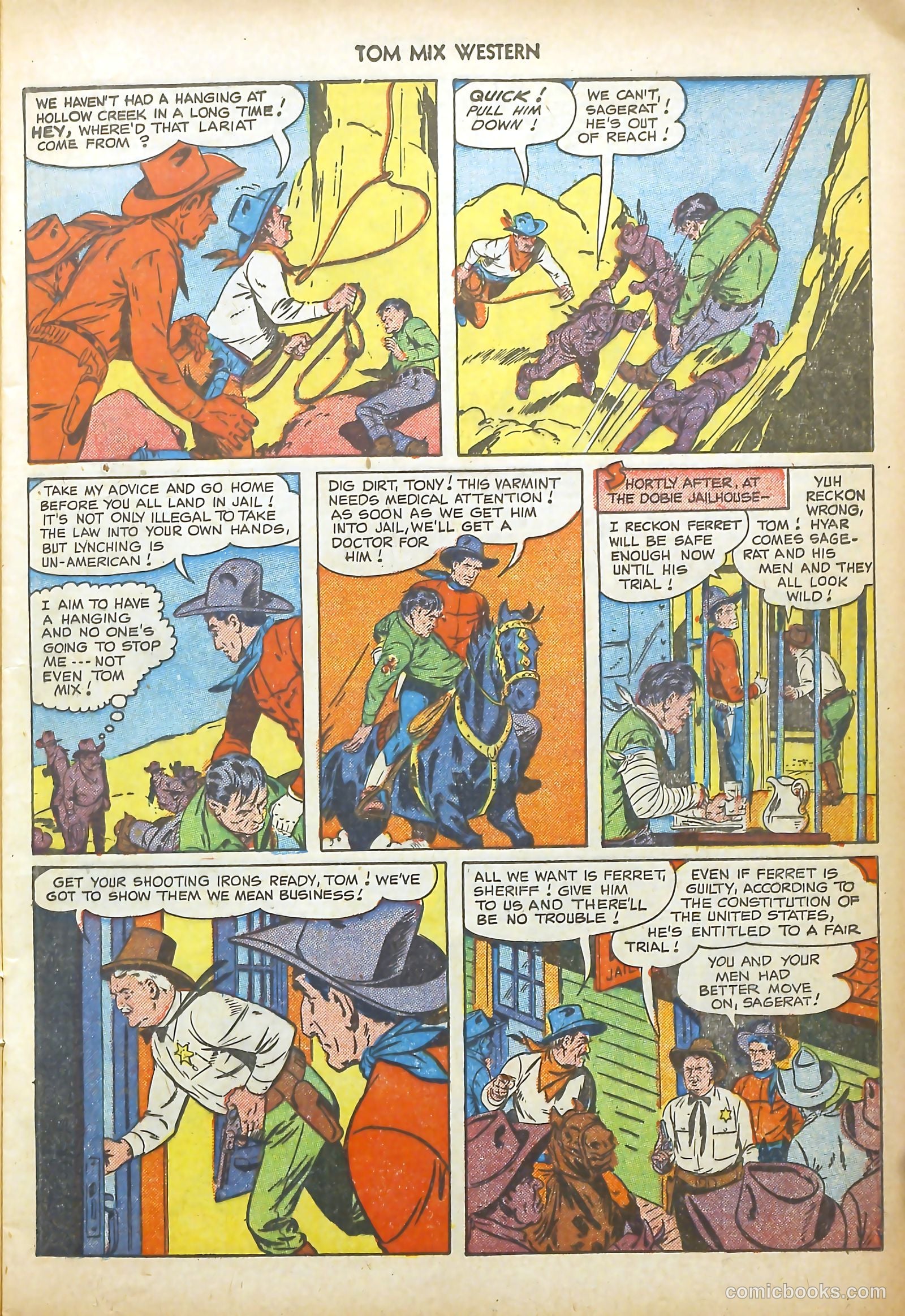 Tom Mix Western #35 (1950) — page 17 of 52