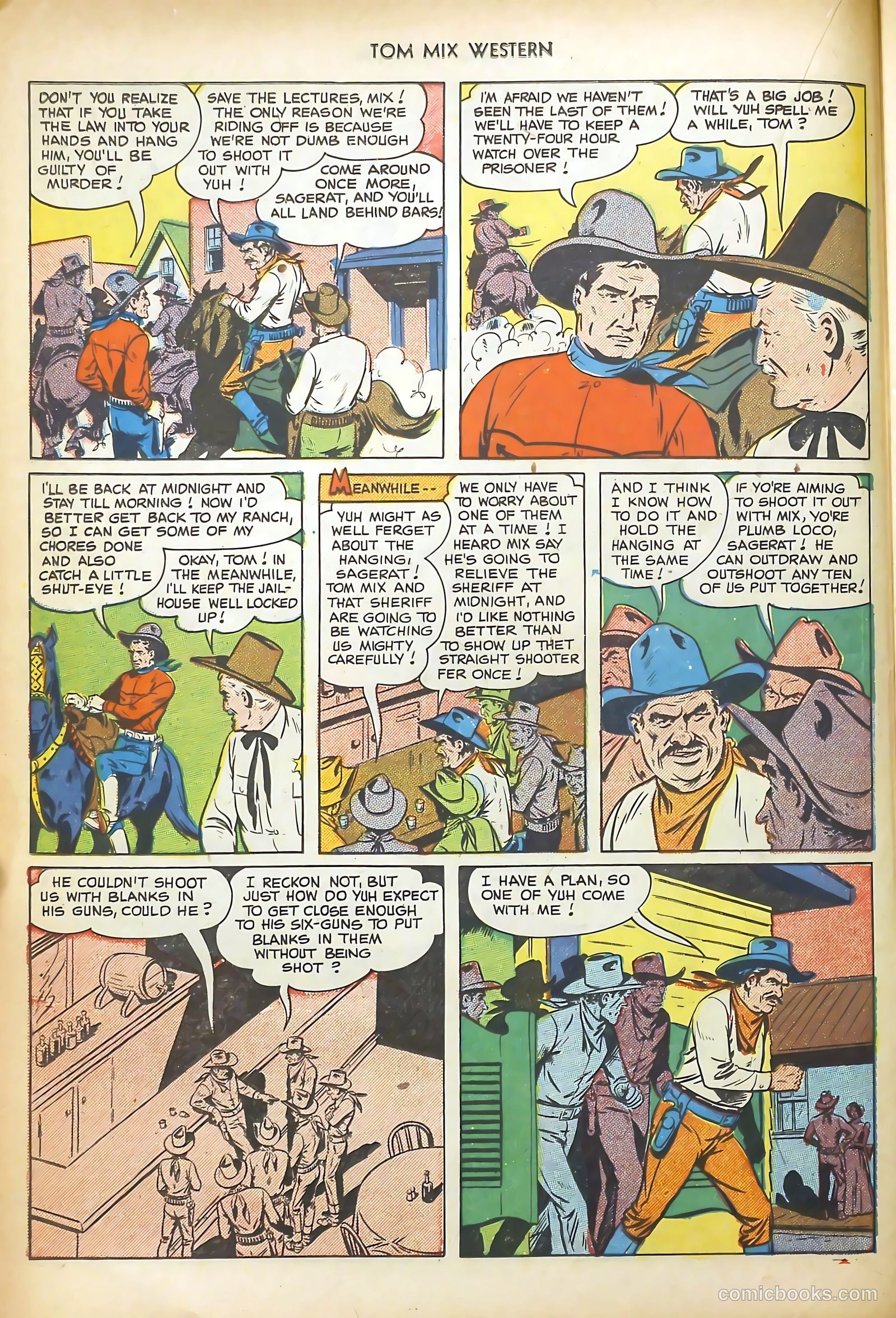 Tom Mix Western #35 (1950) — page 18 of 52