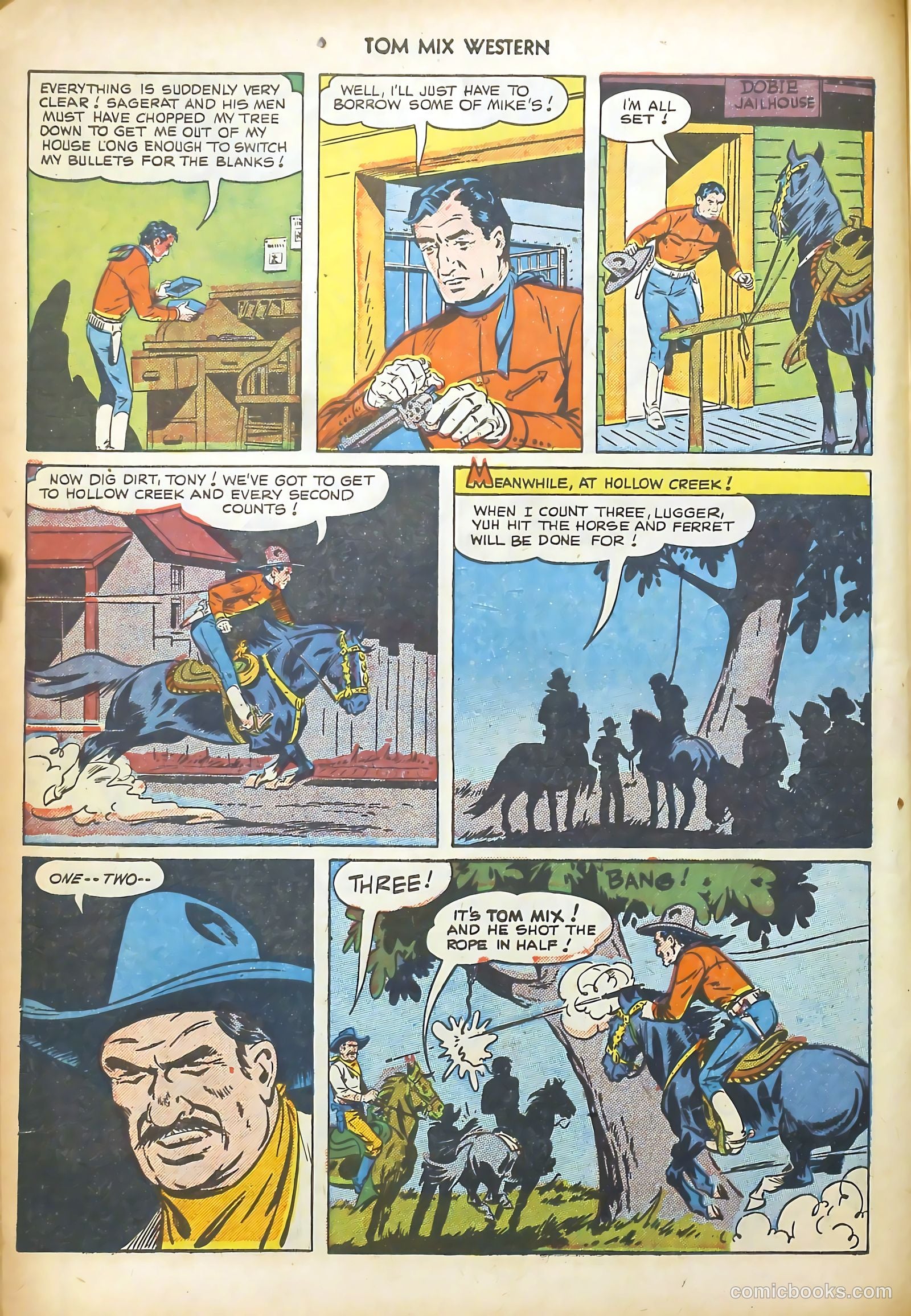 Tom Mix Western #35 (1950) — page 22 of 52