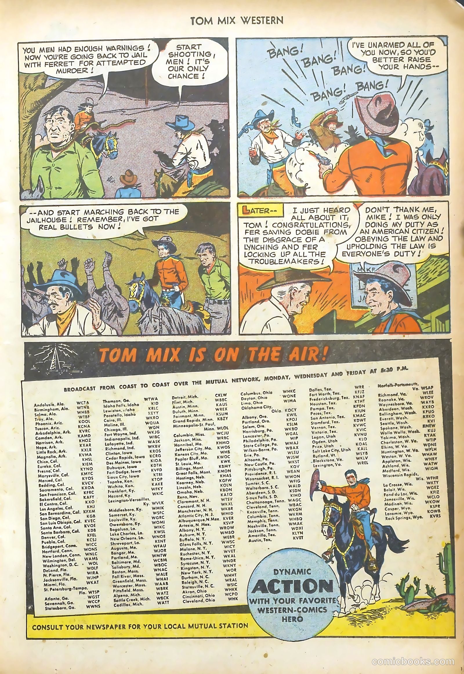 Tom Mix Western #35 (1950) — page 23 of 52