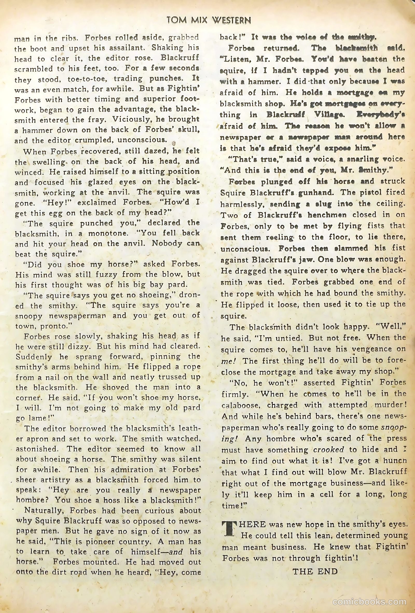 Tom Mix Western #35 (1950) — page 25 of 52