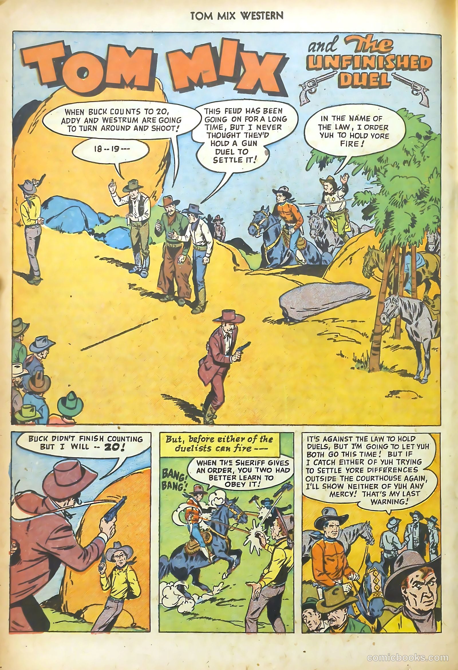 Tom Mix Western #35 (1950) — page 26 of 52