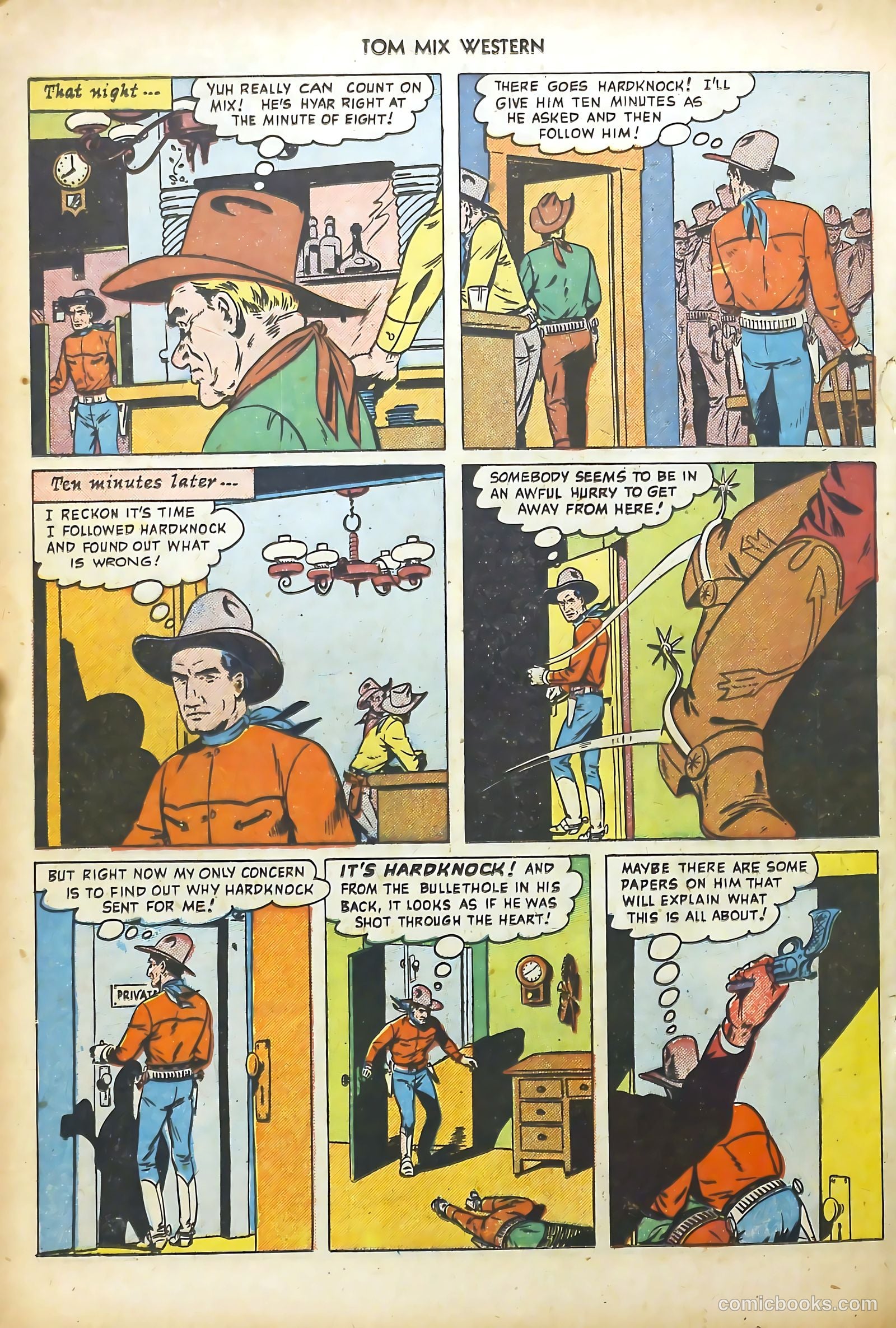 Tom Mix Western #35 (1950) — page 28 of 52