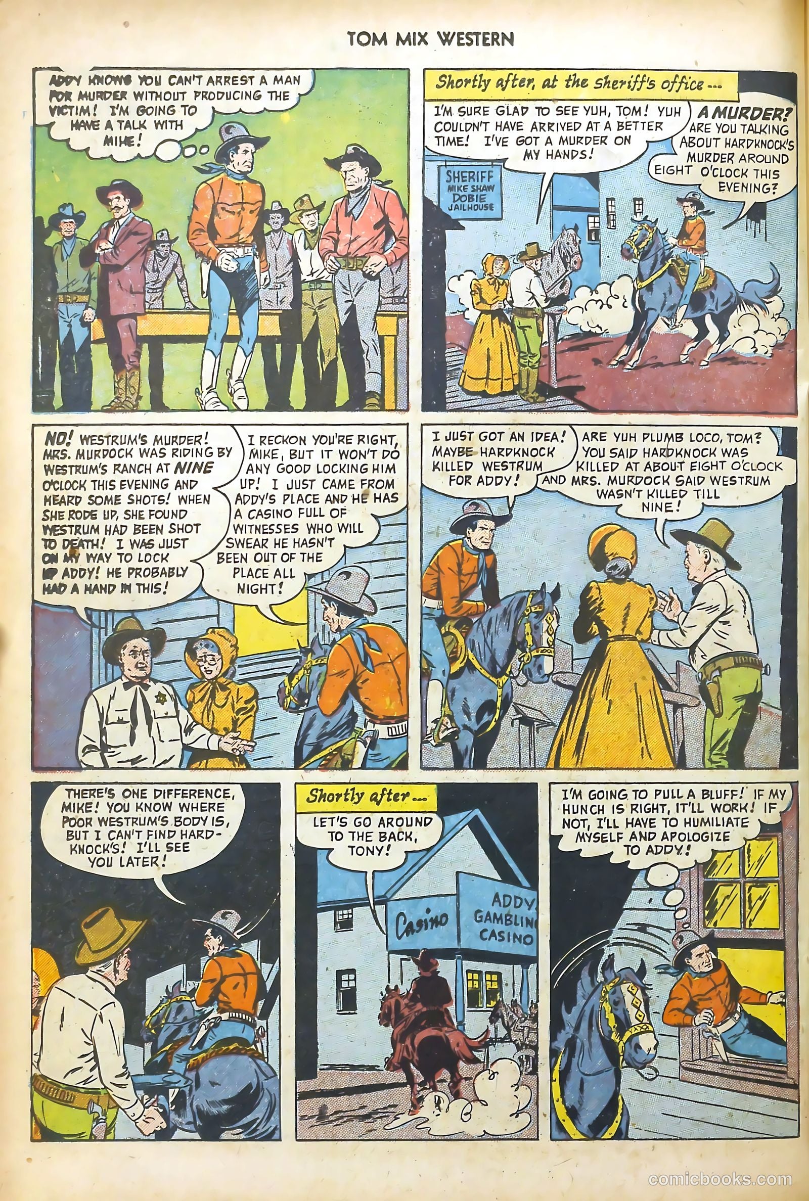 Tom Mix Western #35 (1950) — page 30 of 52