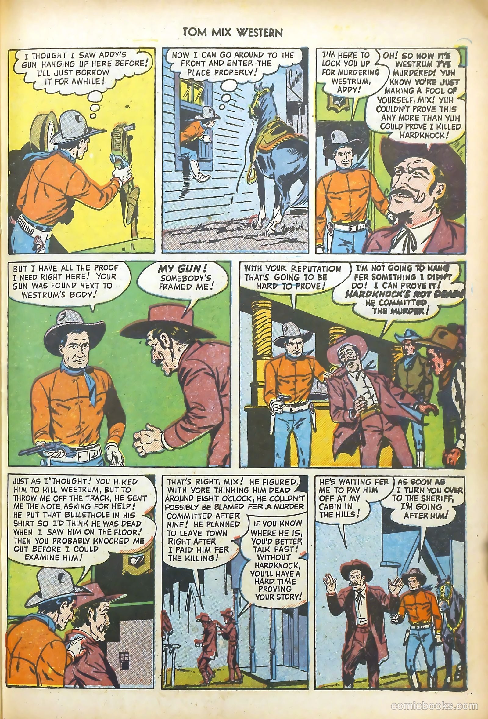Tom Mix Western #35 (1950) — page 31 of 52