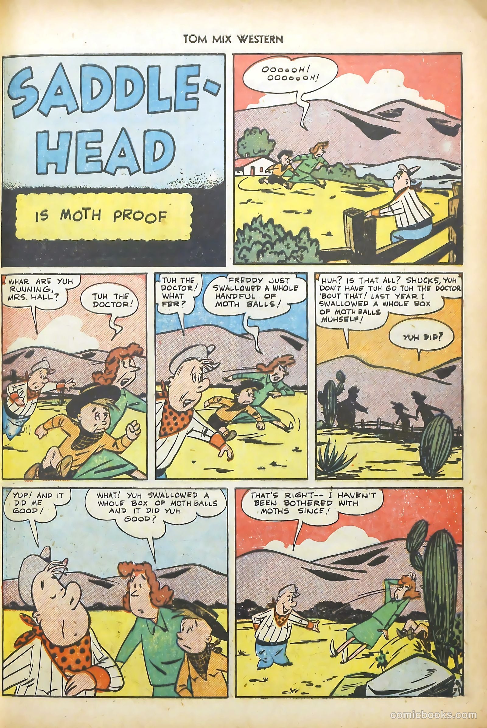 Tom Mix Western #35 (1950) — page 33 of 52