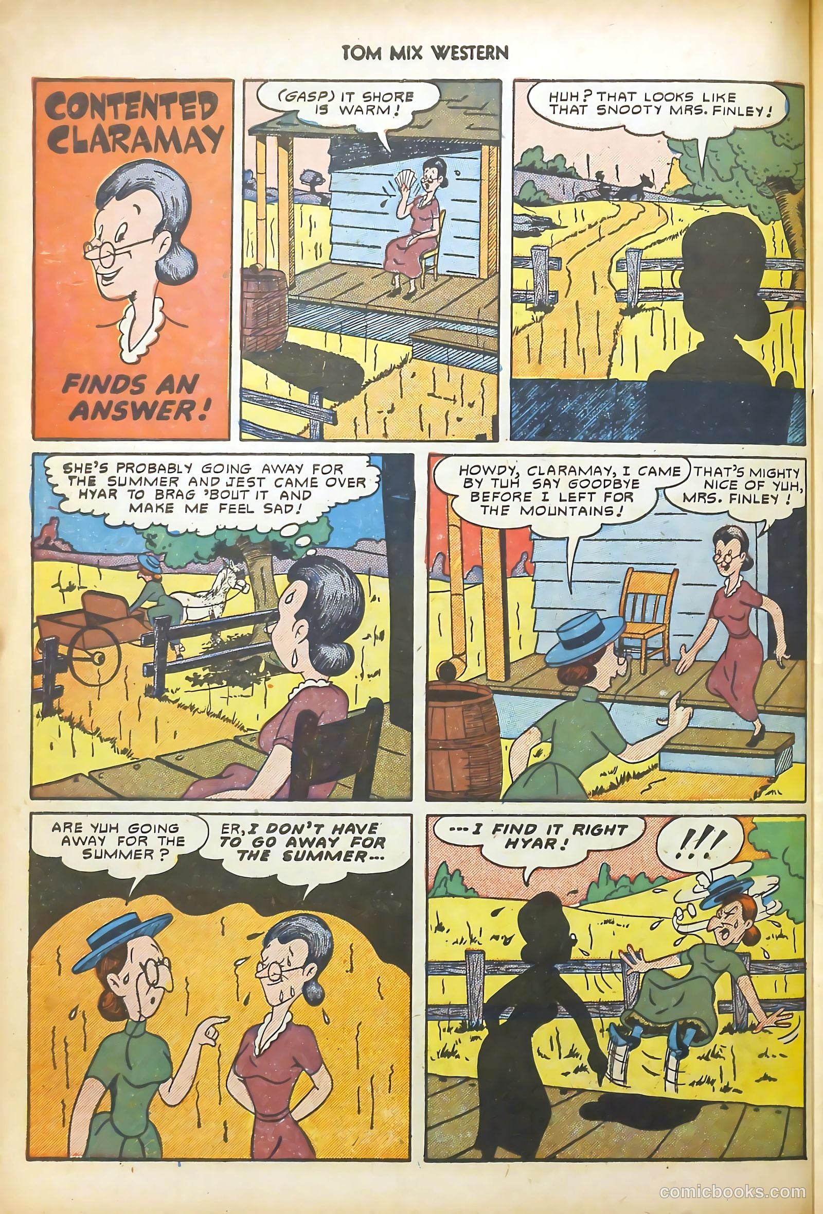 Tom Mix Western #35 (1950) — page 34 of 52