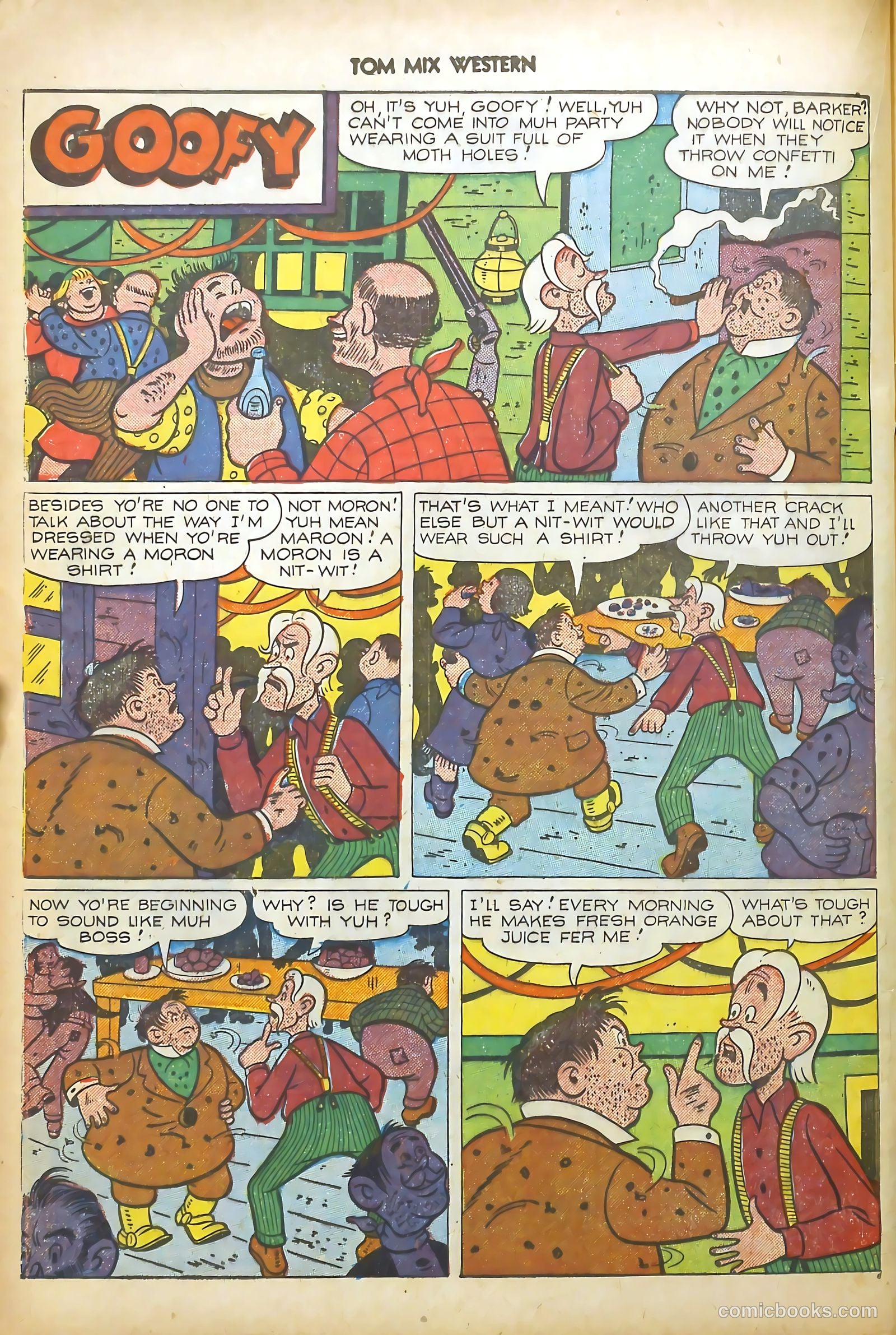Tom Mix Western #35 (1950) — page 36 of 52