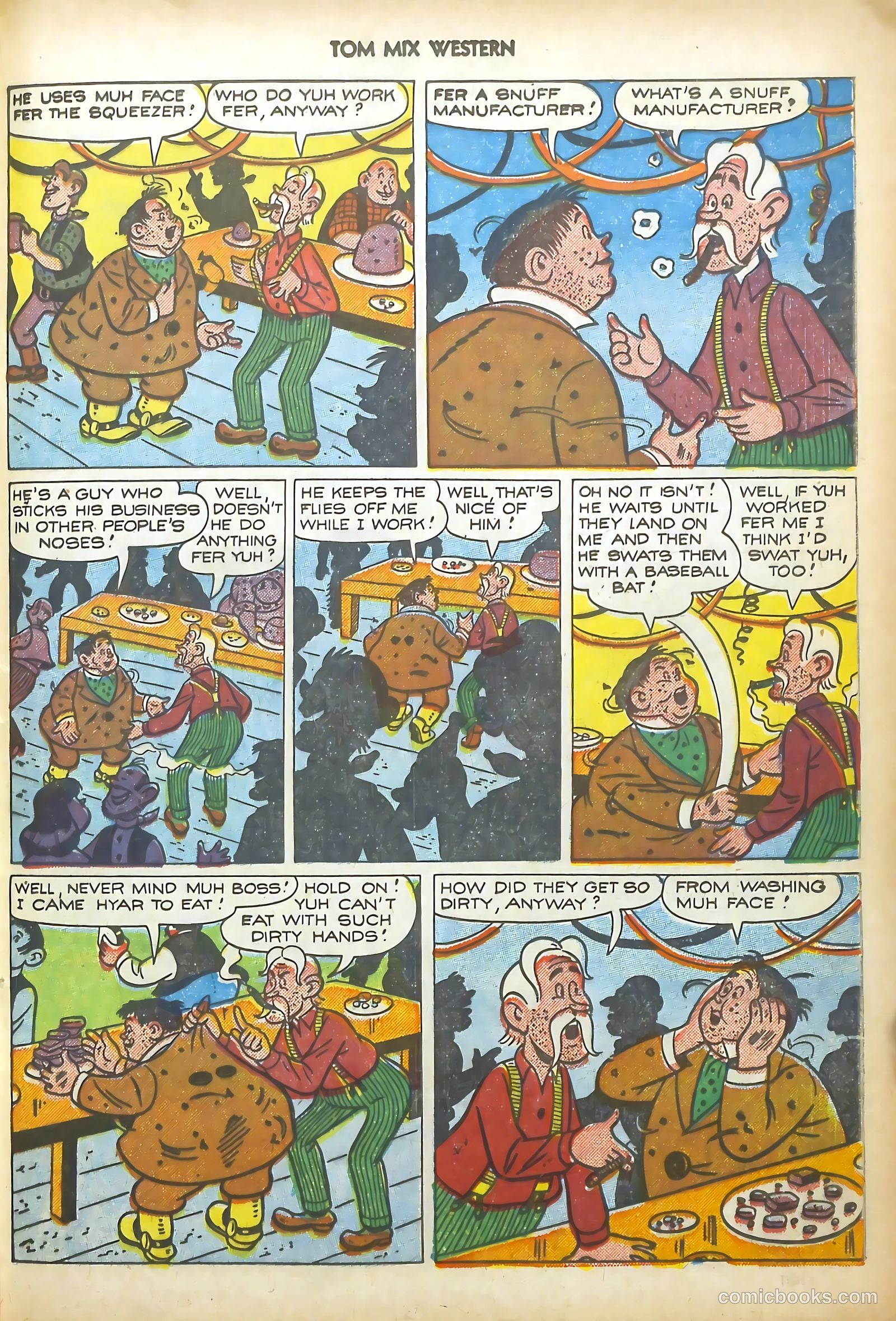 Tom Mix Western #35 (1950) — page 37 of 52