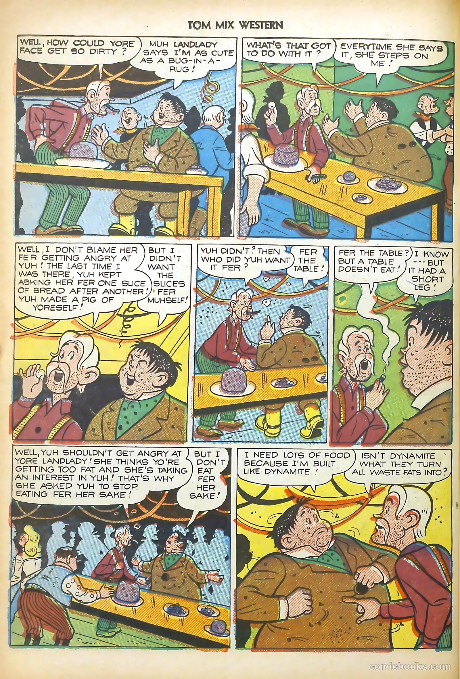 Tom Mix Western #35 (1950) — page 38 of 52