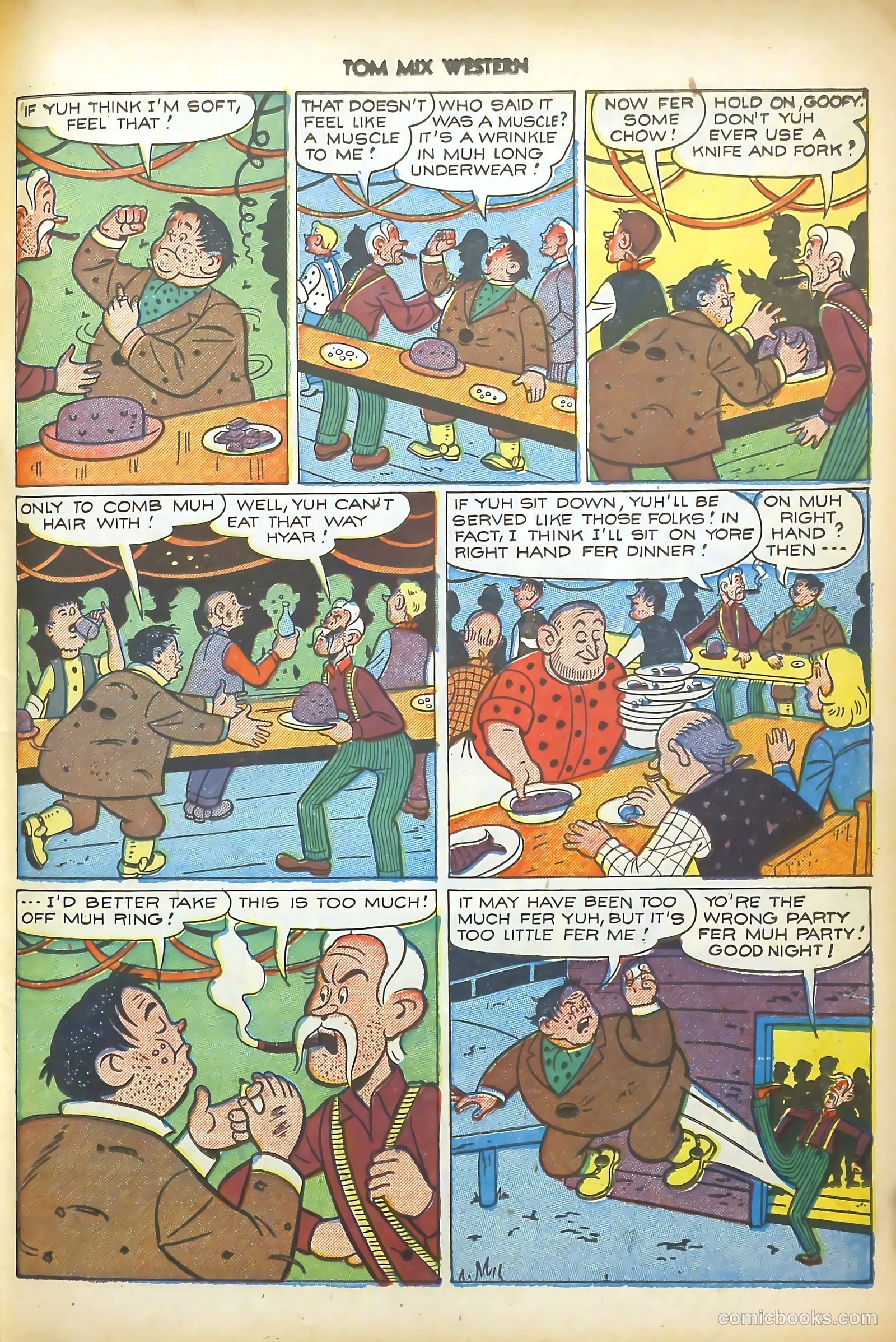 Tom Mix Western #35 (1950) — page 39 of 52